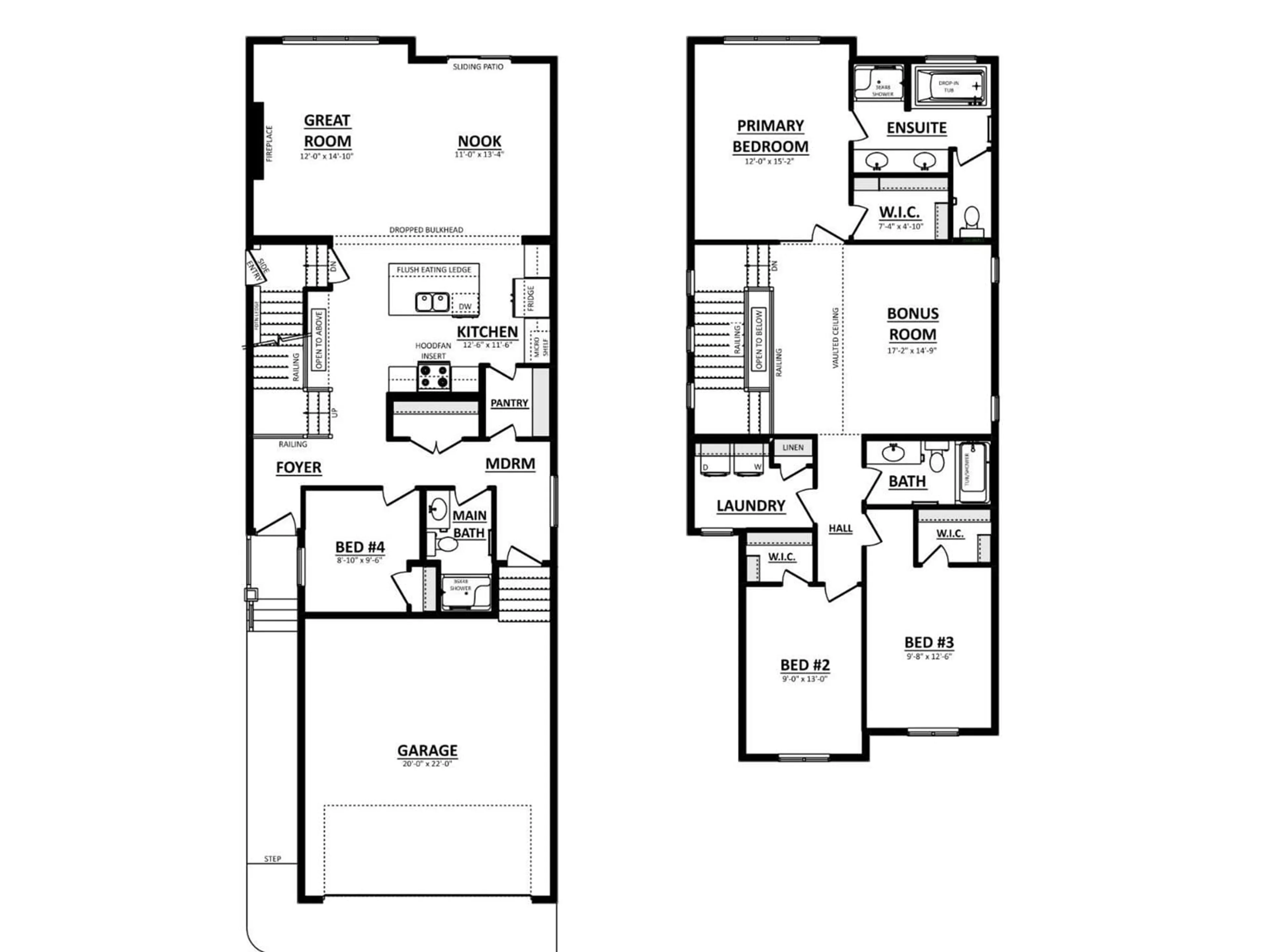 Floor plan for 6442 28 AV SW, Edmonton Alberta T6X1A3