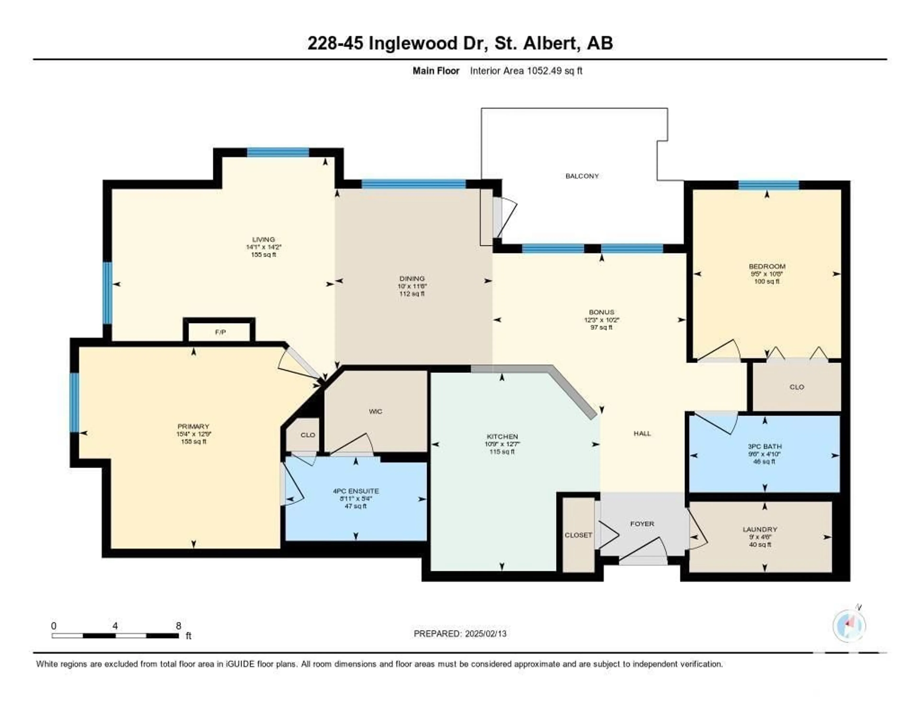 Floor plan for #228 45 INGLEWOOD DR, St. Albert Alberta T8N0B6