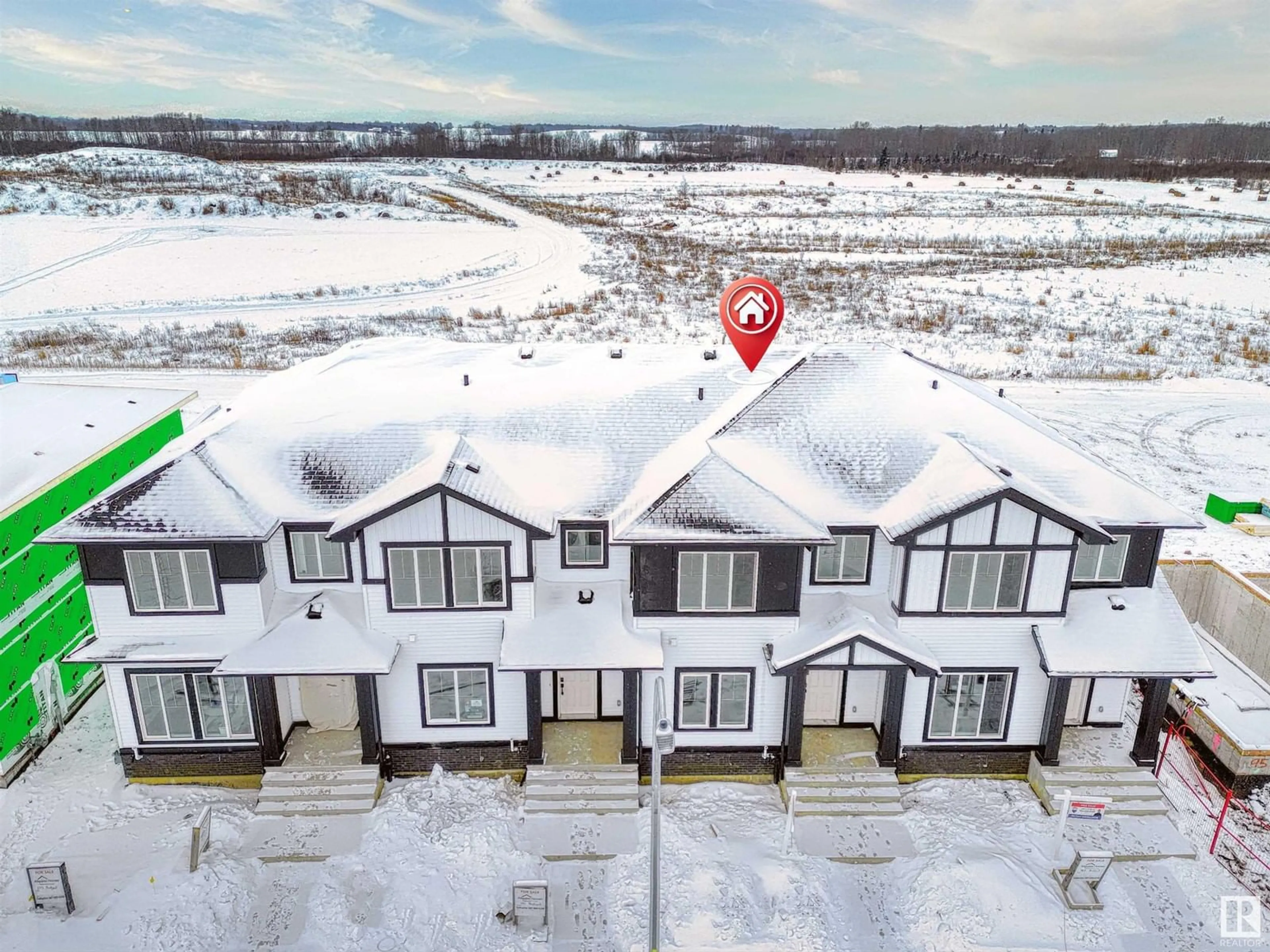 A pic from outside/outdoor area/front of a property/back of a property/a pic from drone, building for 101 BRICKYARD DR, Stony Plain Alberta T7Z1C3