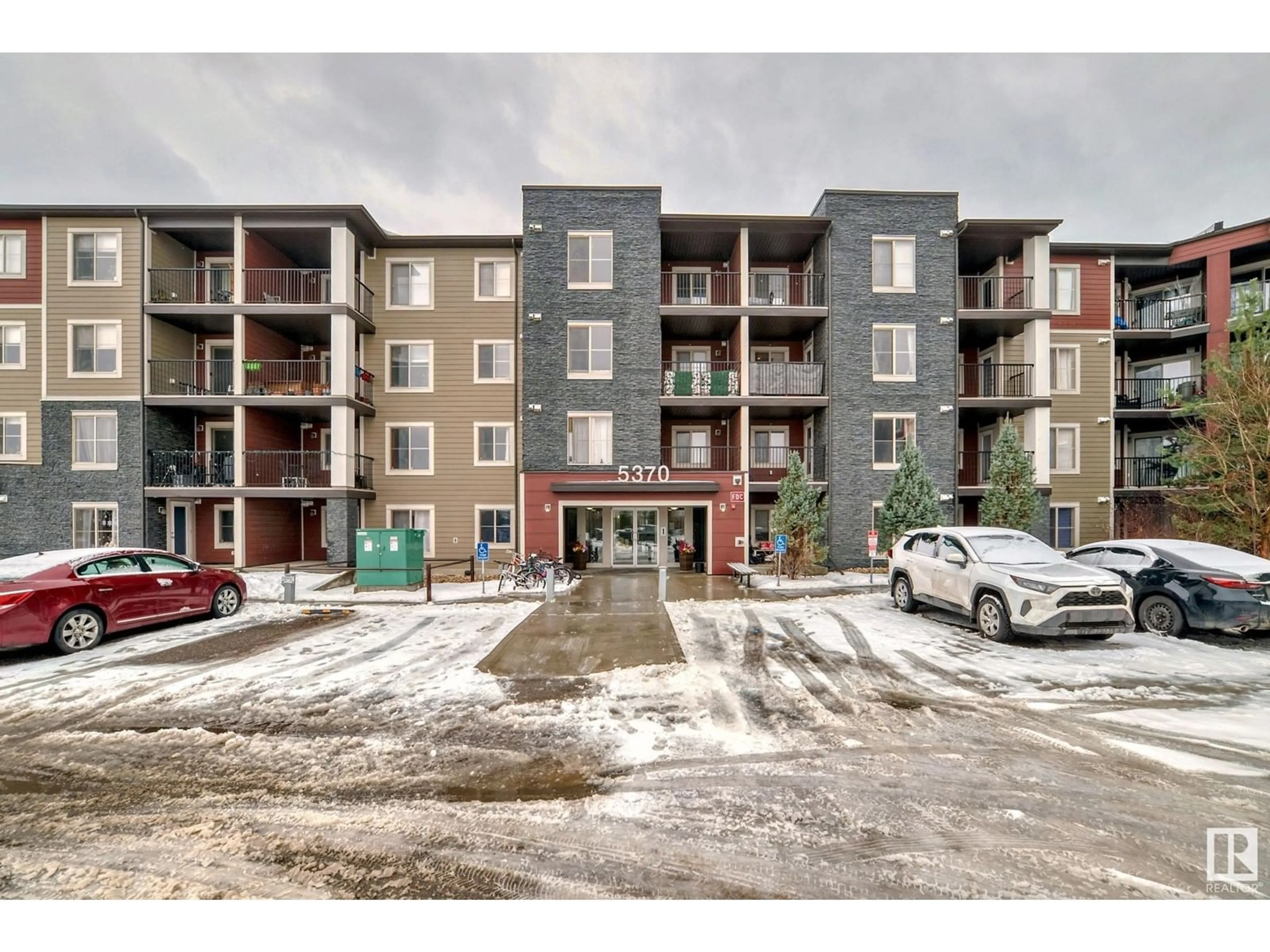 A pic from outside/outdoor area/front of a property/back of a property/a pic from drone, unknown for 207 - 5370 CHAPPELLE RD, Edmonton Alberta T6W3L5