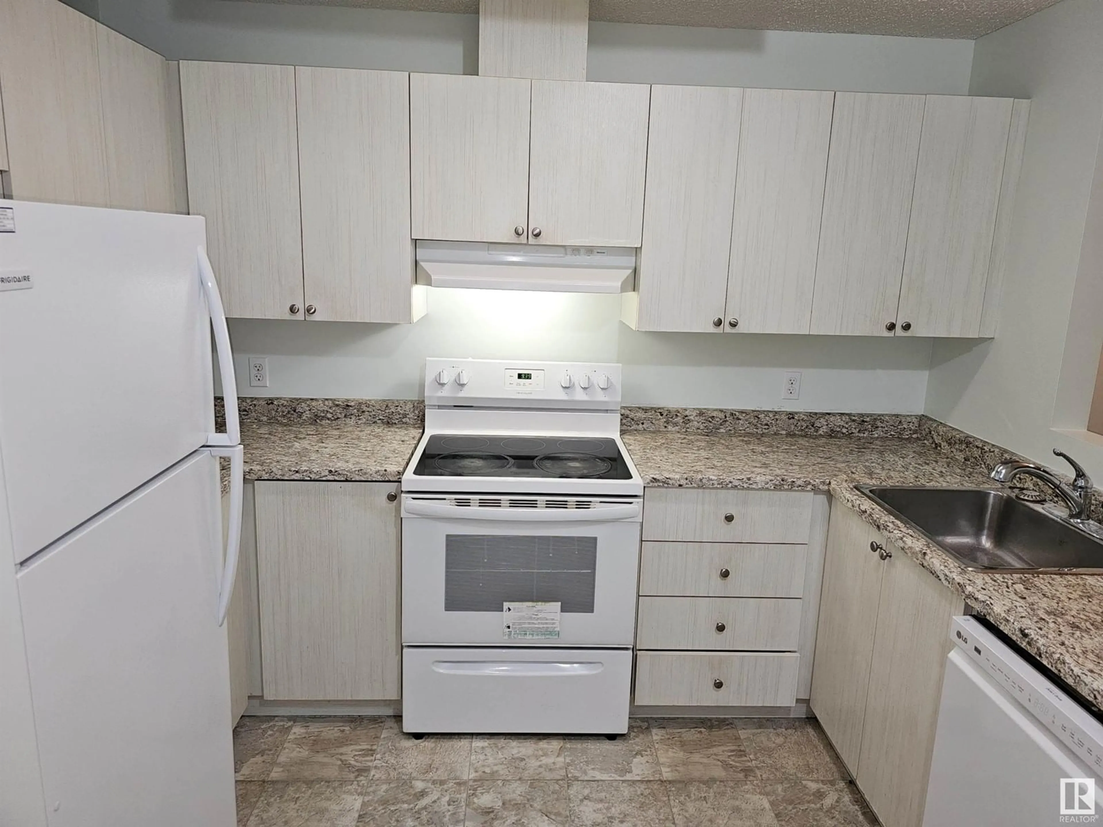 Standard kitchen, unknown for #407 14808 26 ST NW, Edmonton Alberta T5Y2G4