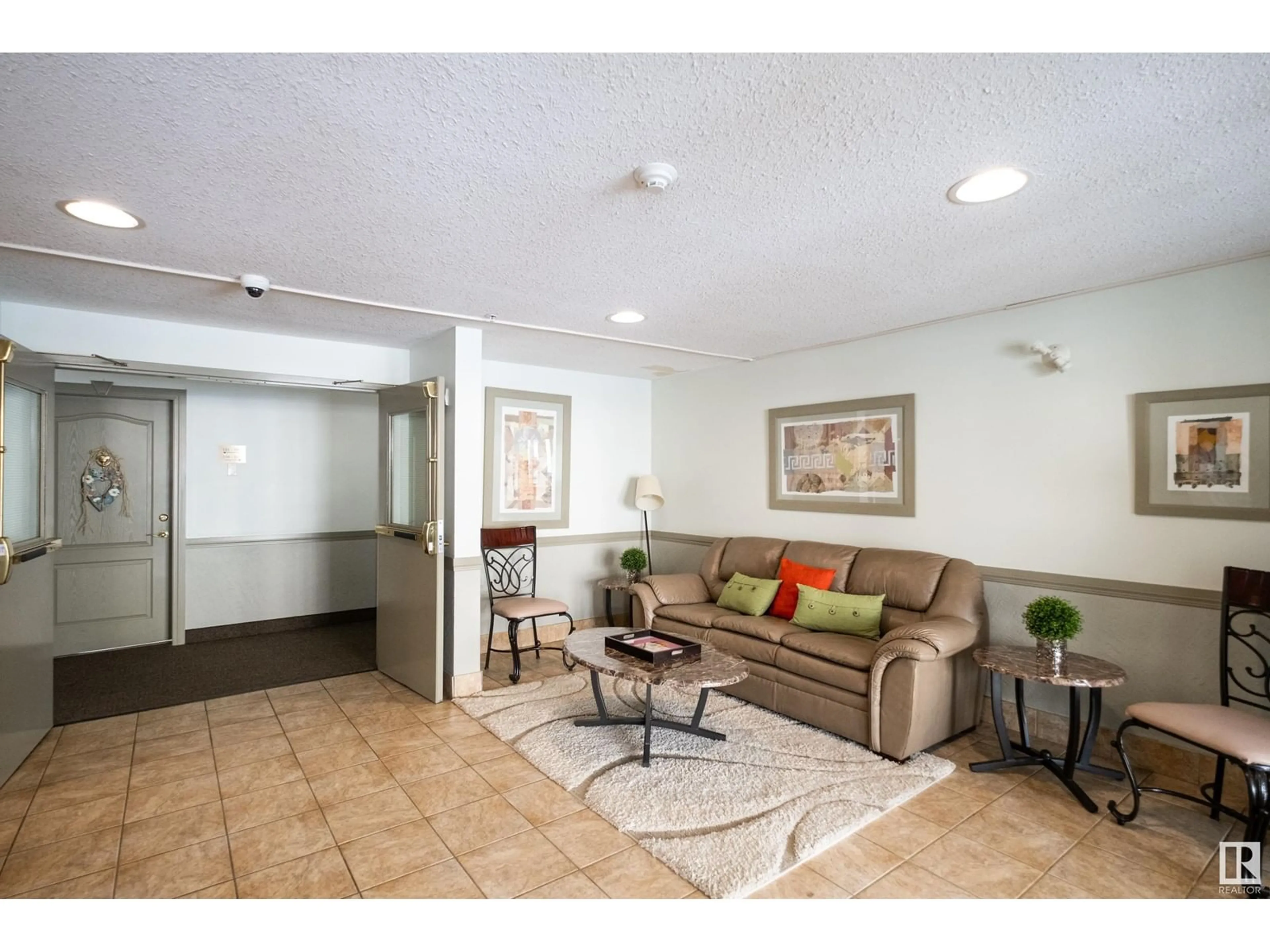 Living room with furniture, unknown for #412 4700 43 AV, Stony Plain Alberta T7S2S6