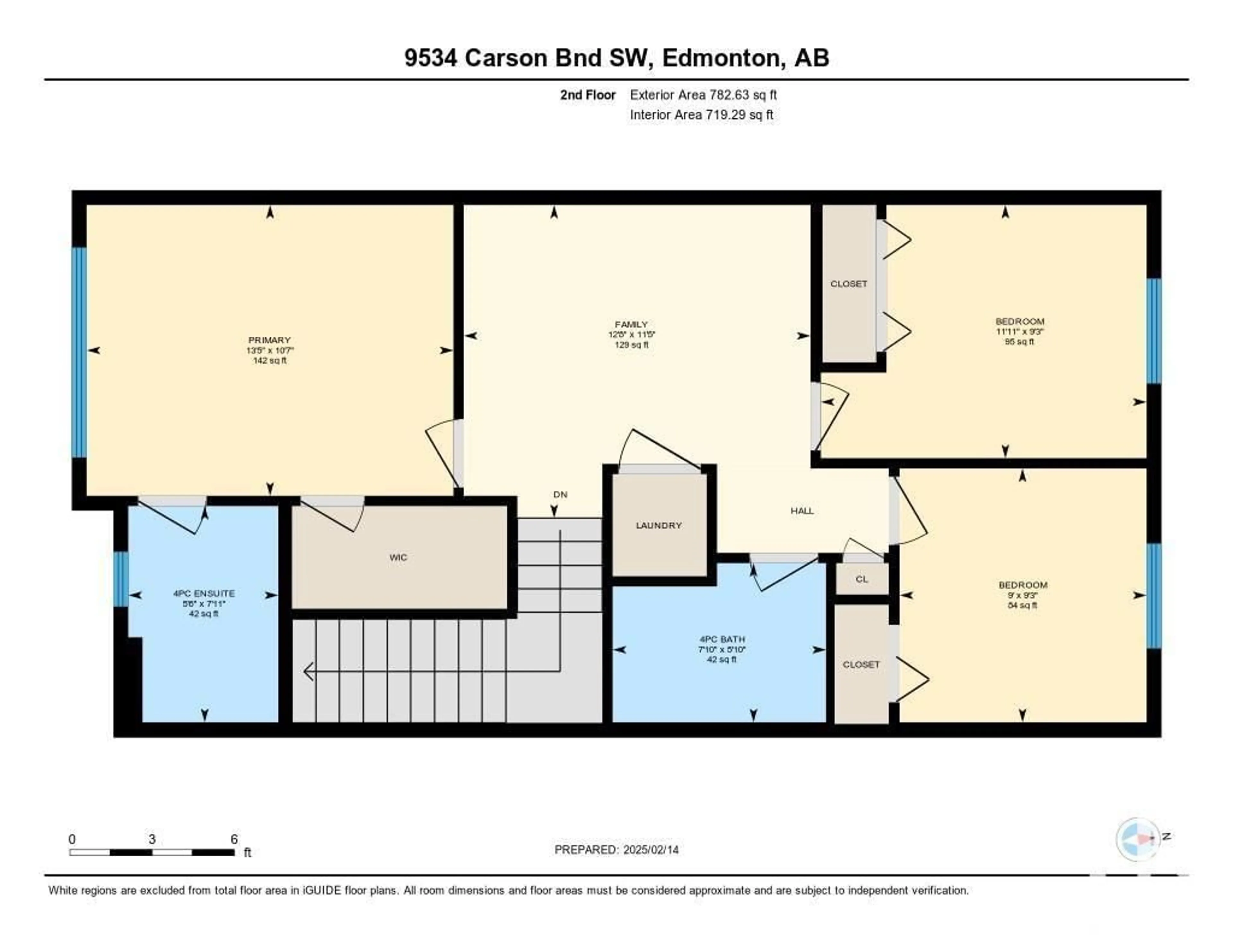 Floor plan for 9534 CARSON BEND SW, Edmonton Alberta T6W5H6