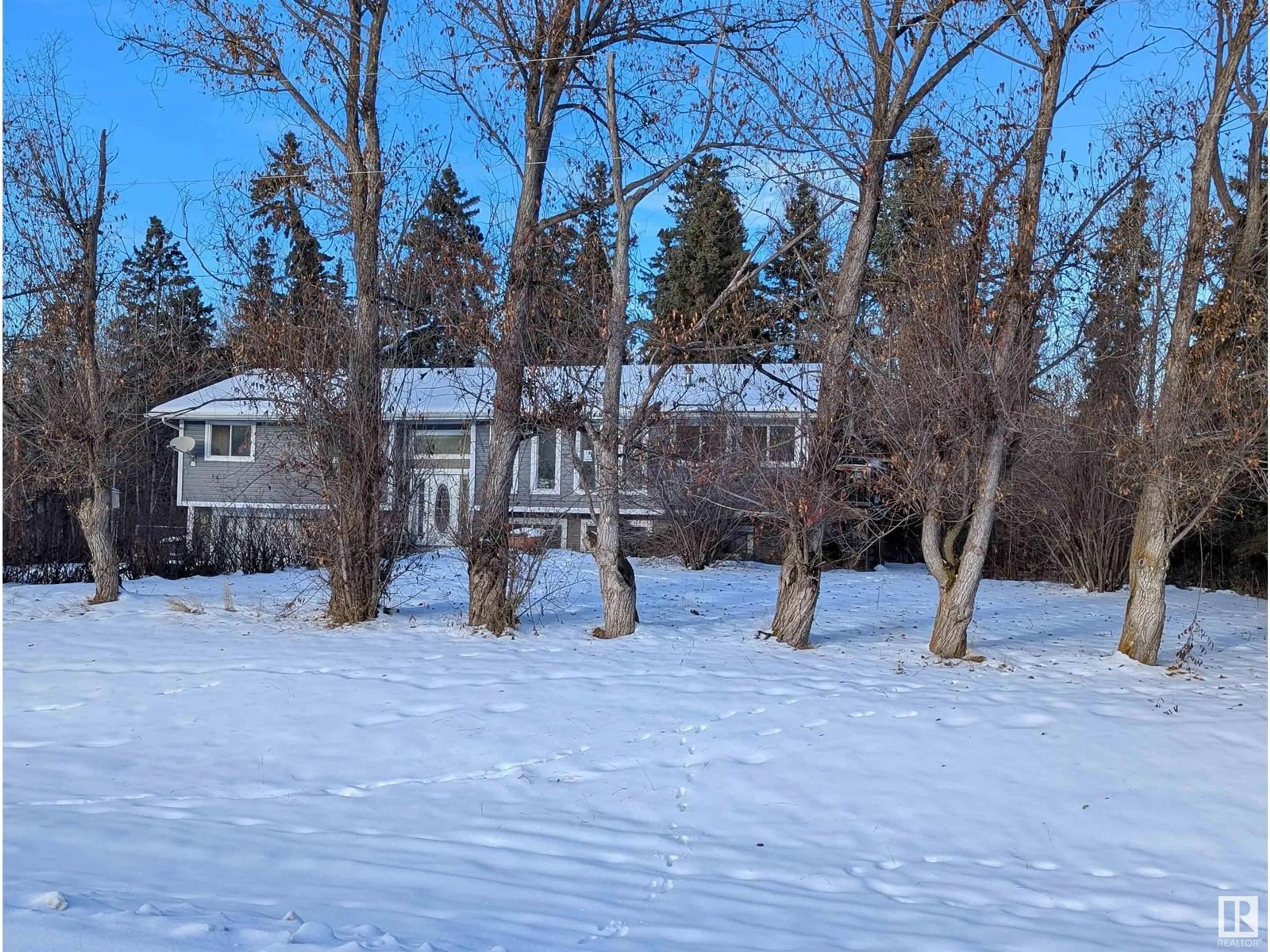 A pic from outside/outdoor area/front of a property/back of a property/a pic from drone, street for #2 - 52414 RGE ROAD 20, Rural Parkland County Alberta T0E0H0