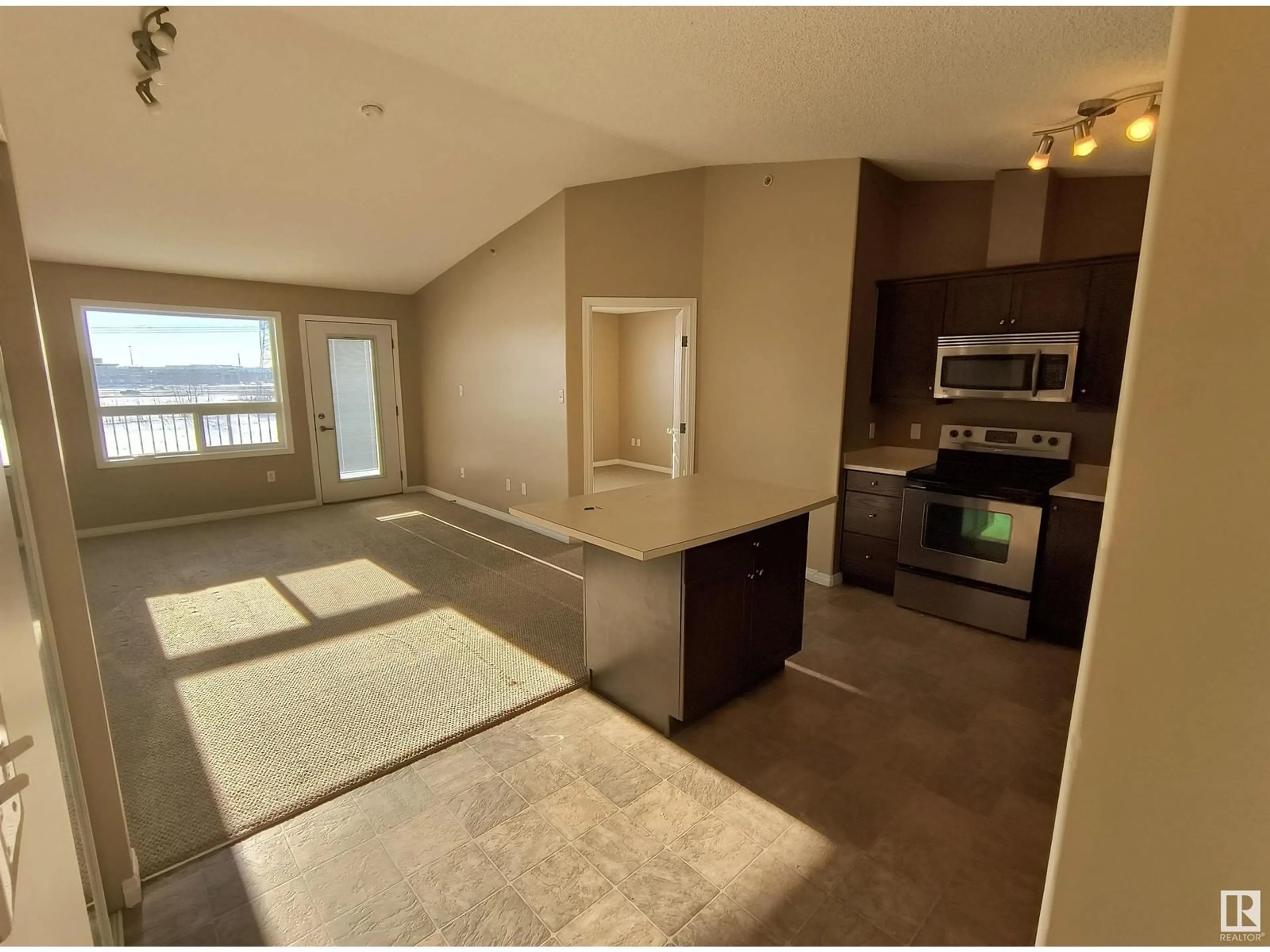 Open concept kitchen, unknown for #1418 9363 SIMPSON DR NW, Edmonton Alberta T6R0N2