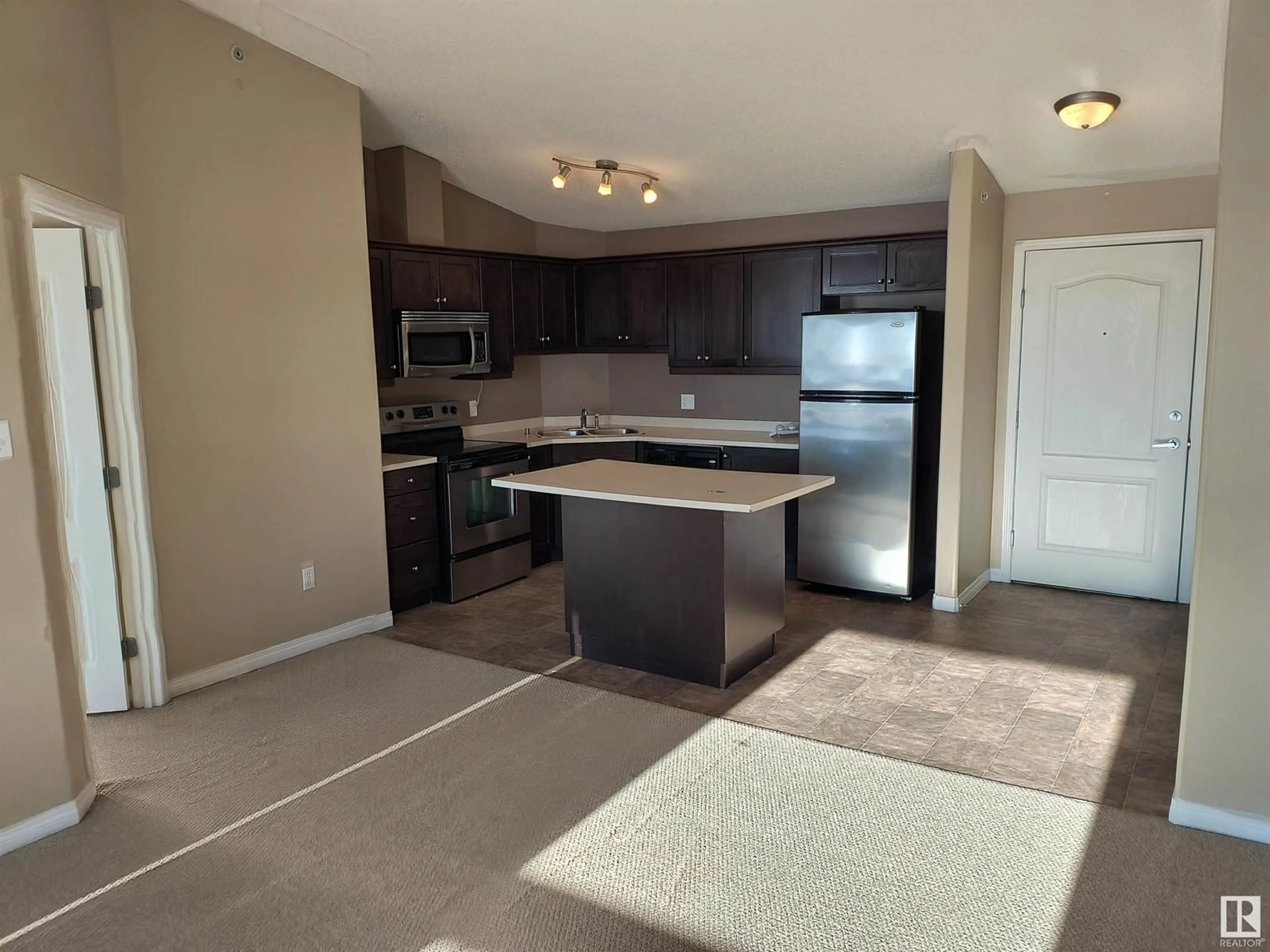 Open concept kitchen, unknown for #1418 9363 SIMPSON DR NW, Edmonton Alberta T6R0N2