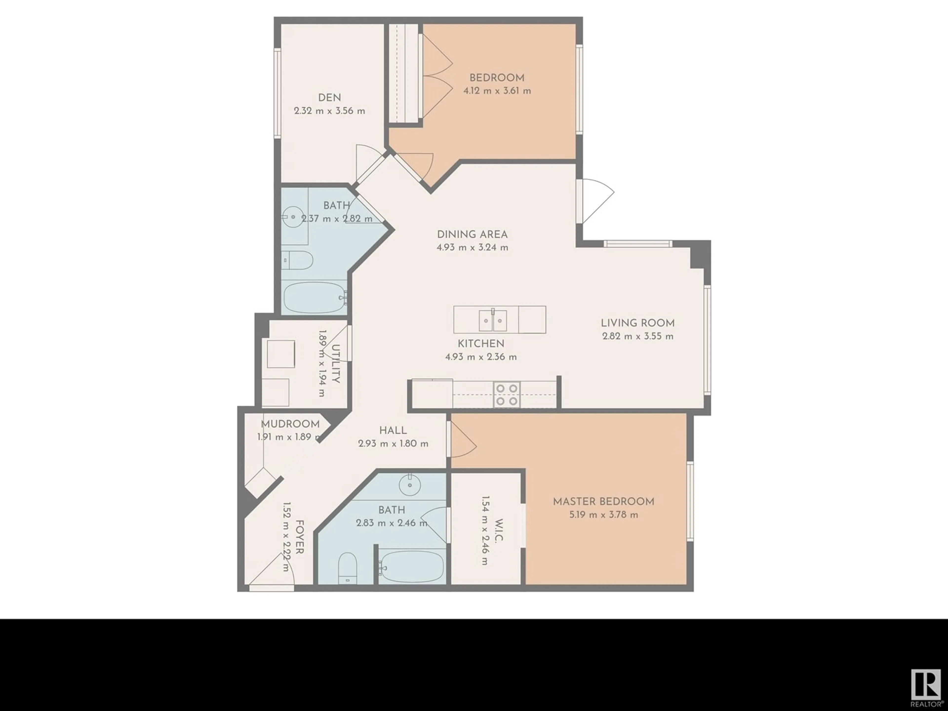 Floor plan for #107 10523 123 ST NW, Edmonton Alberta T6K0E1