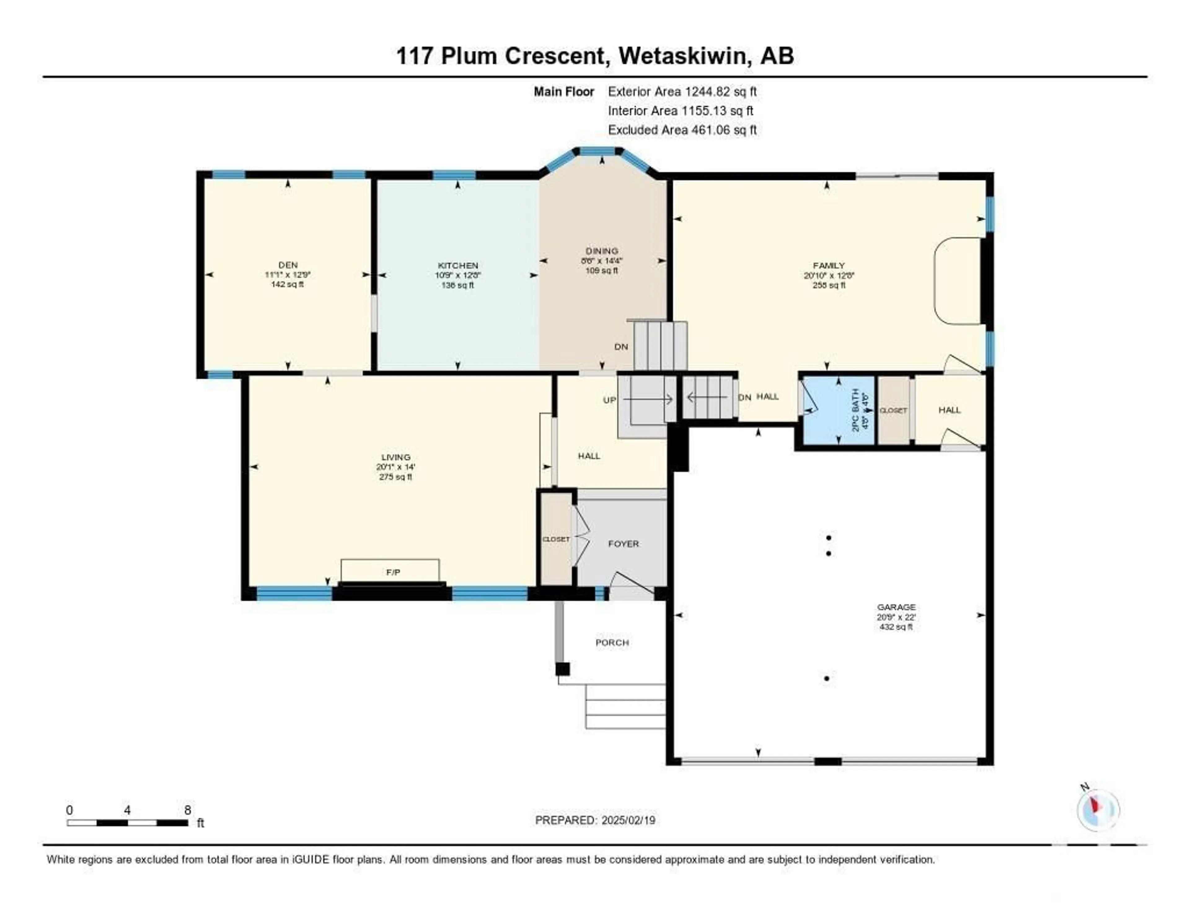 Floor plan for 117 Plum Cr., Wetaskiwin Alberta T9A2R9