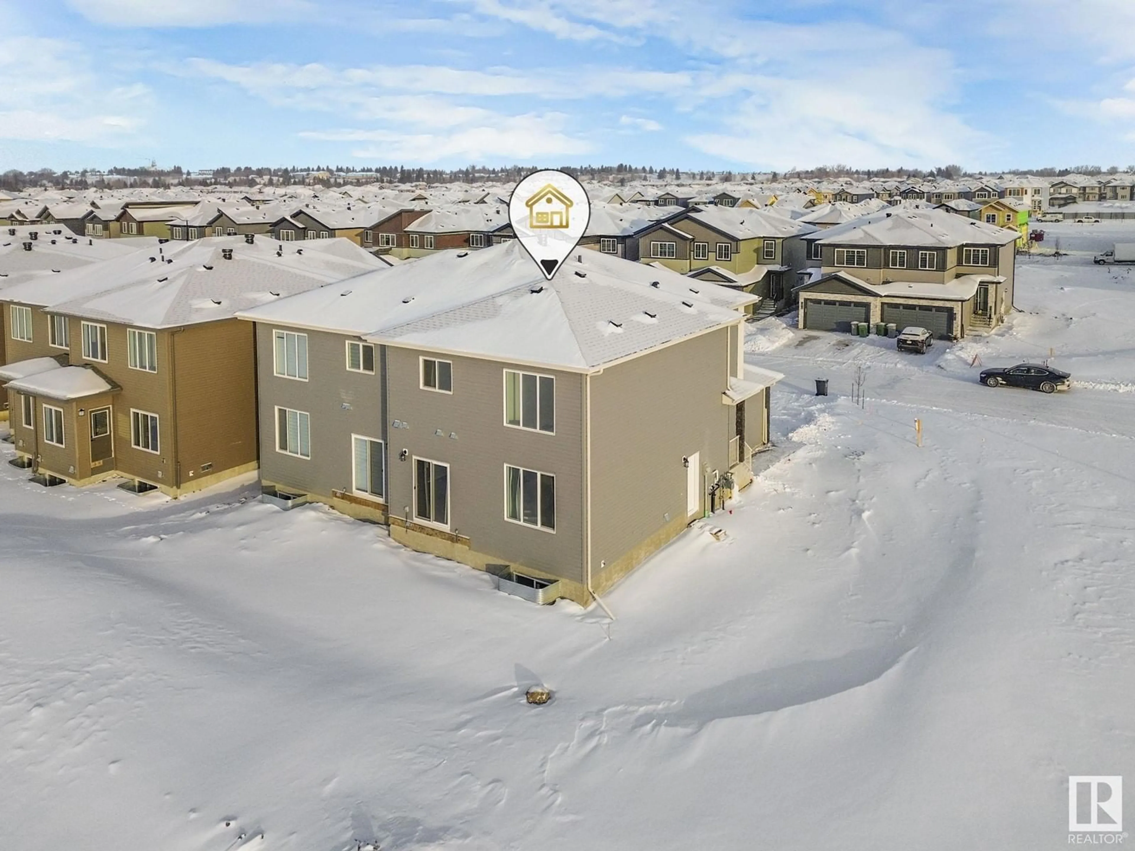 A pic from outside/outdoor area/front of a property/back of a property/a pic from drone, unknown for 3609 41 Avenue, Beaumont Alberta T4X3B4