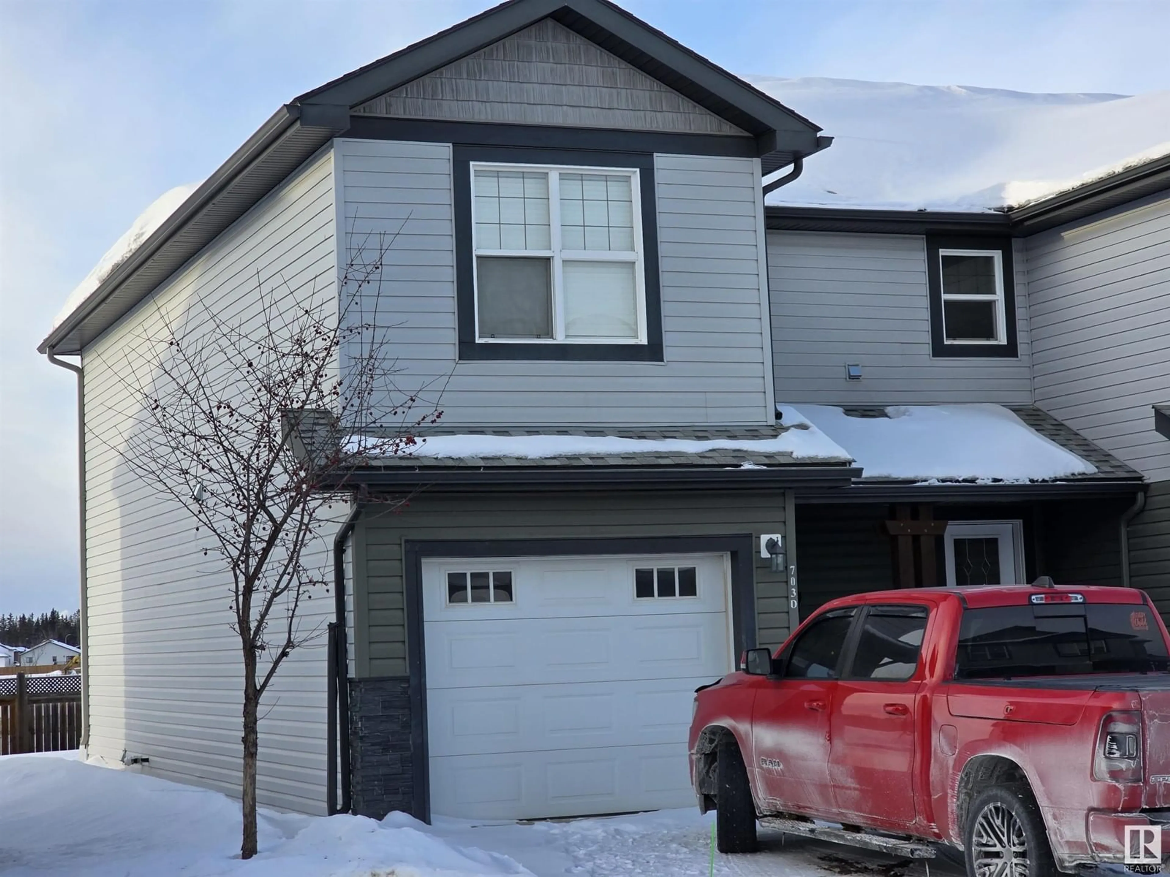 Home with vinyl exterior material, street for 703D ROCKY WY, Cold Lake Alberta T9M0H3