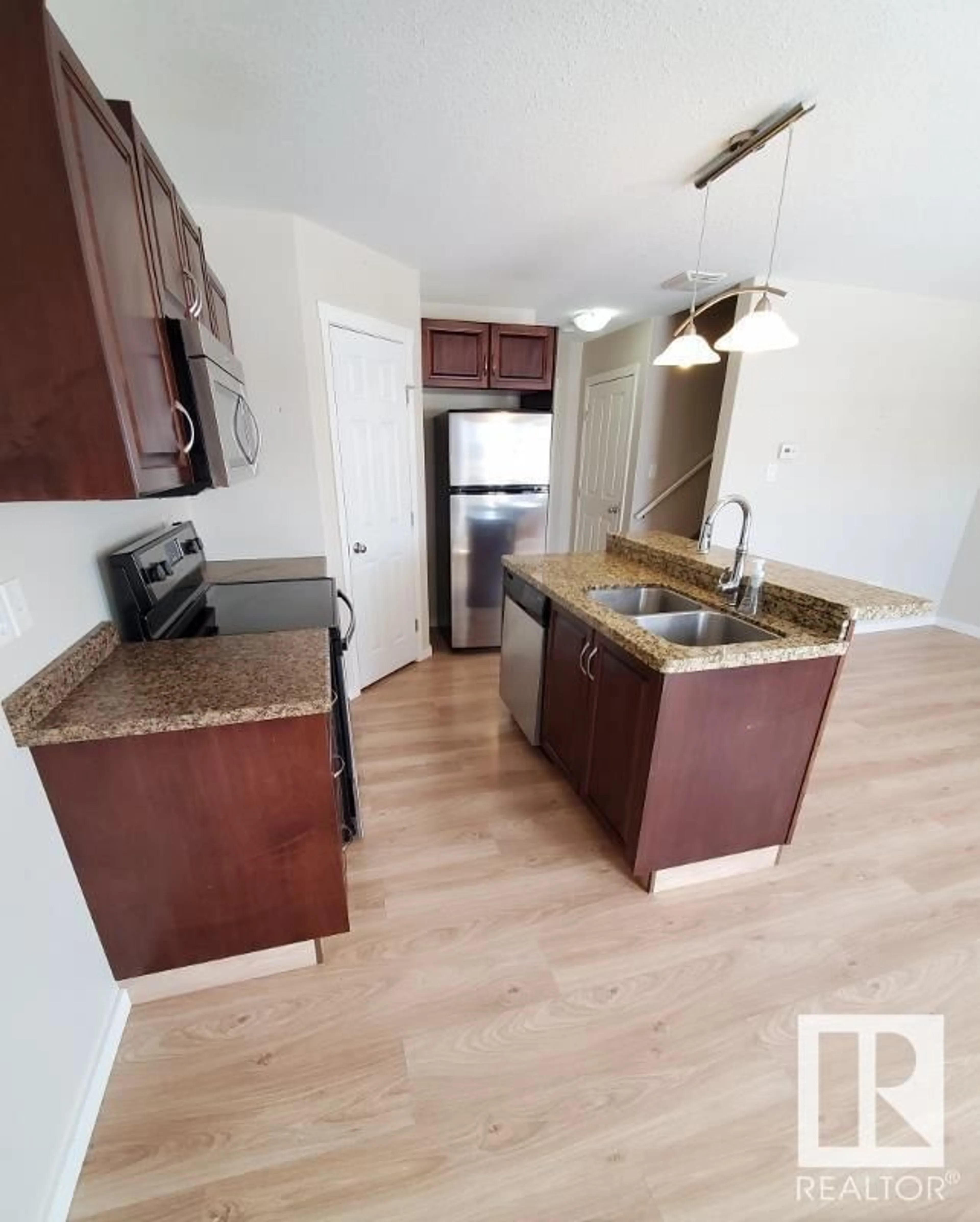 Standard kitchen, wood/laminate floor for 705C Rocky WY, Cold Lake Alberta T9M0H3