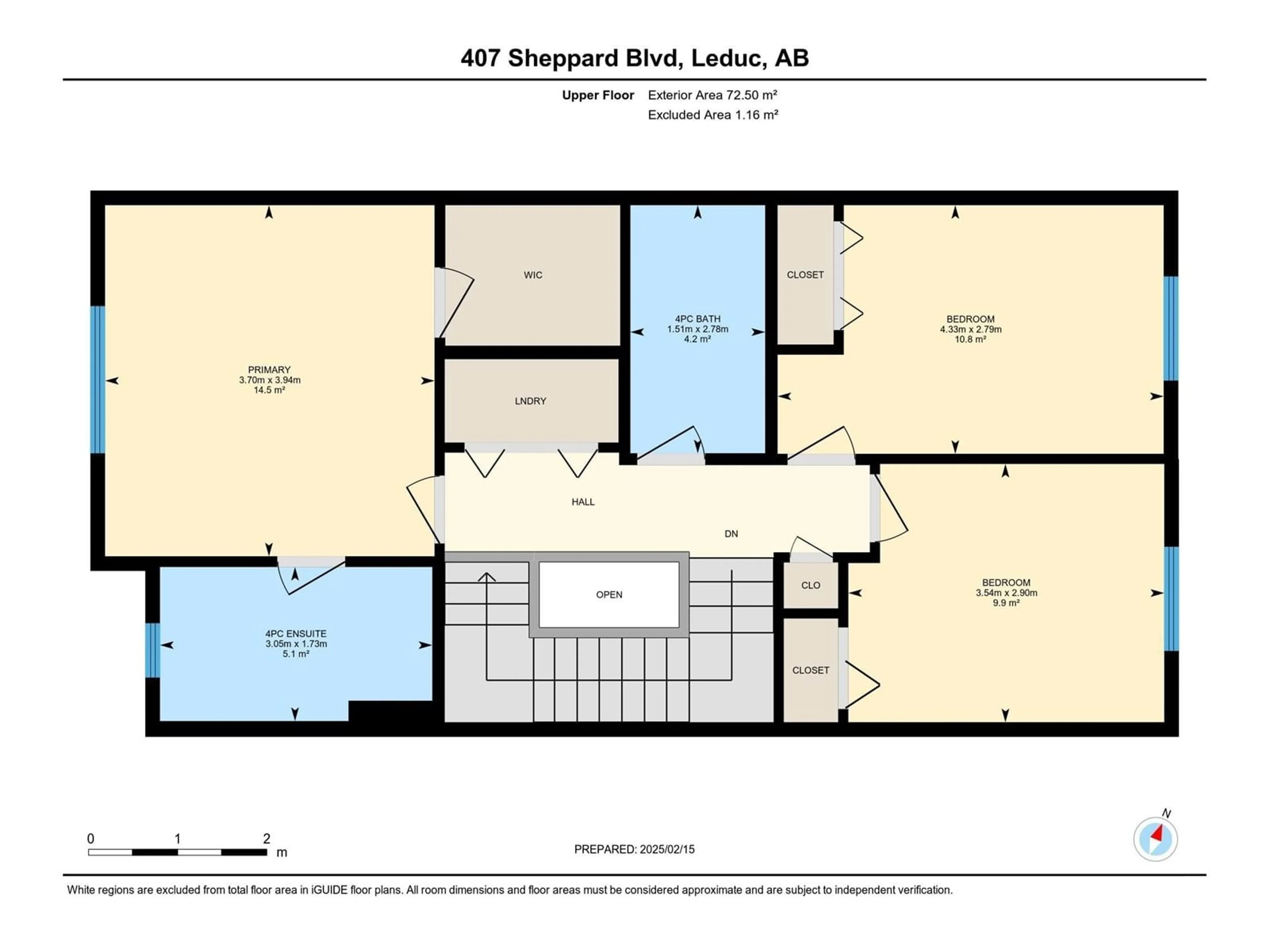 Floor plan for 407 SHEPPARD BV, Leduc Alberta T9E1C1