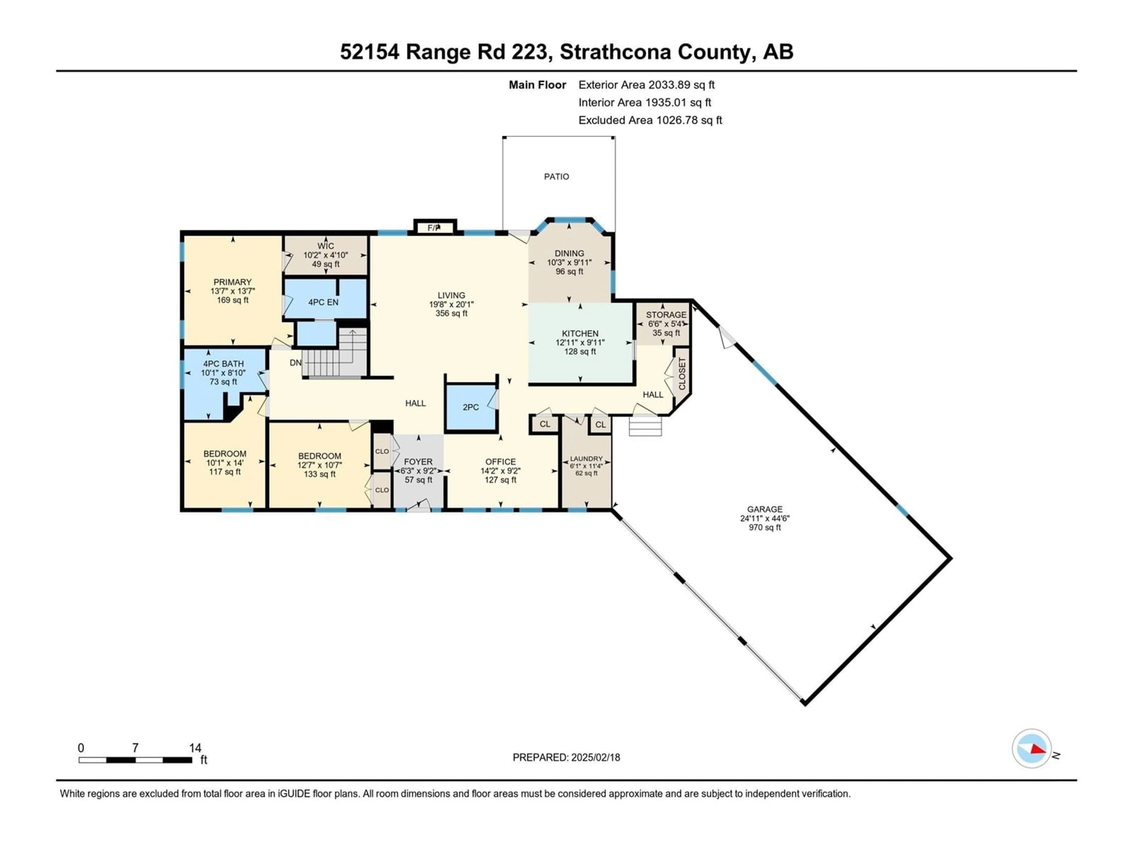 Floor plan for 52154 RGE ROAD 223, Rural Strathcona County Alberta T8C5V1