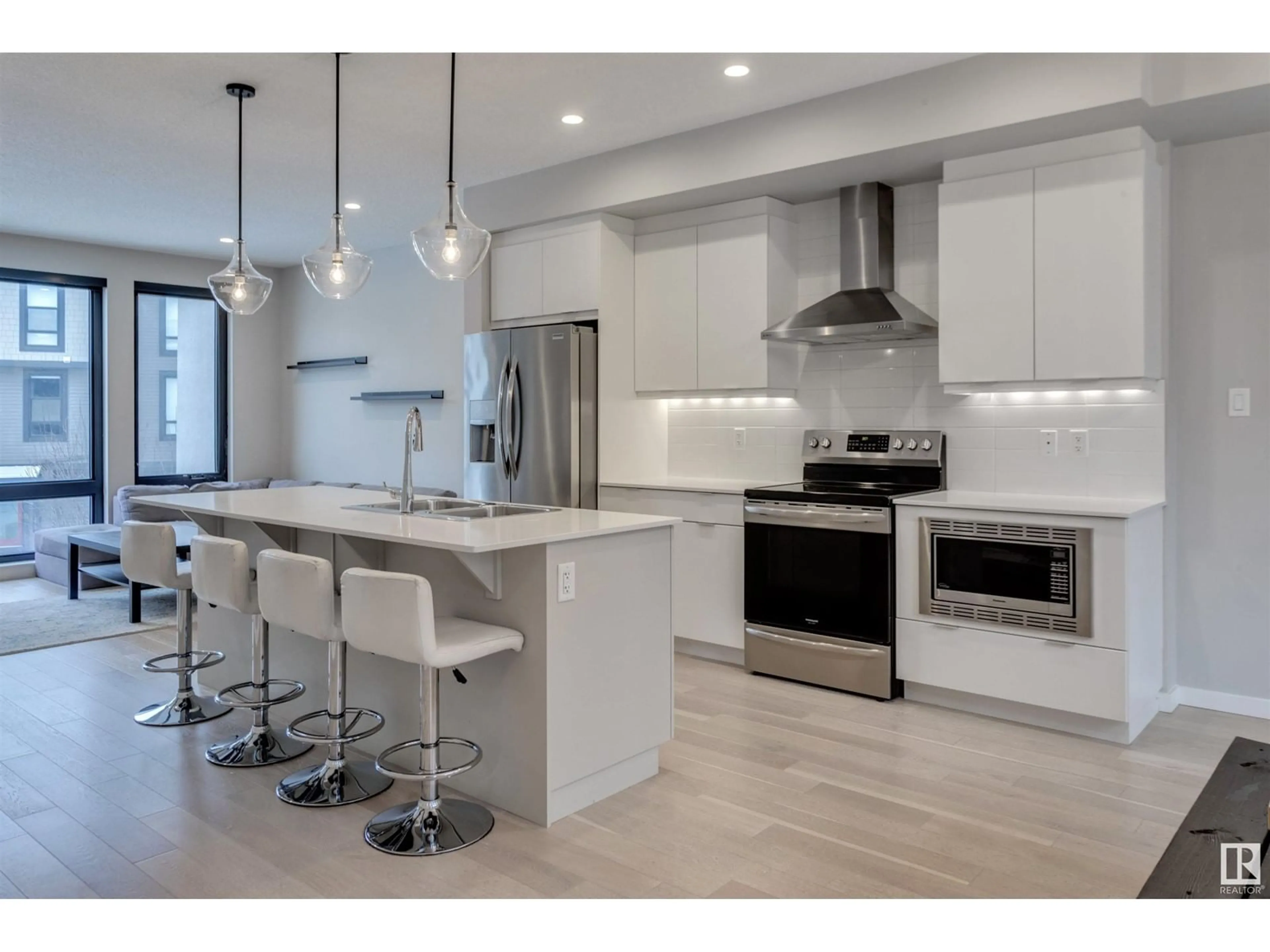 Open concept kitchen, unknown for #7 - 1304 RUTHERFORD RD, Edmonton Alberta T6W0B4
