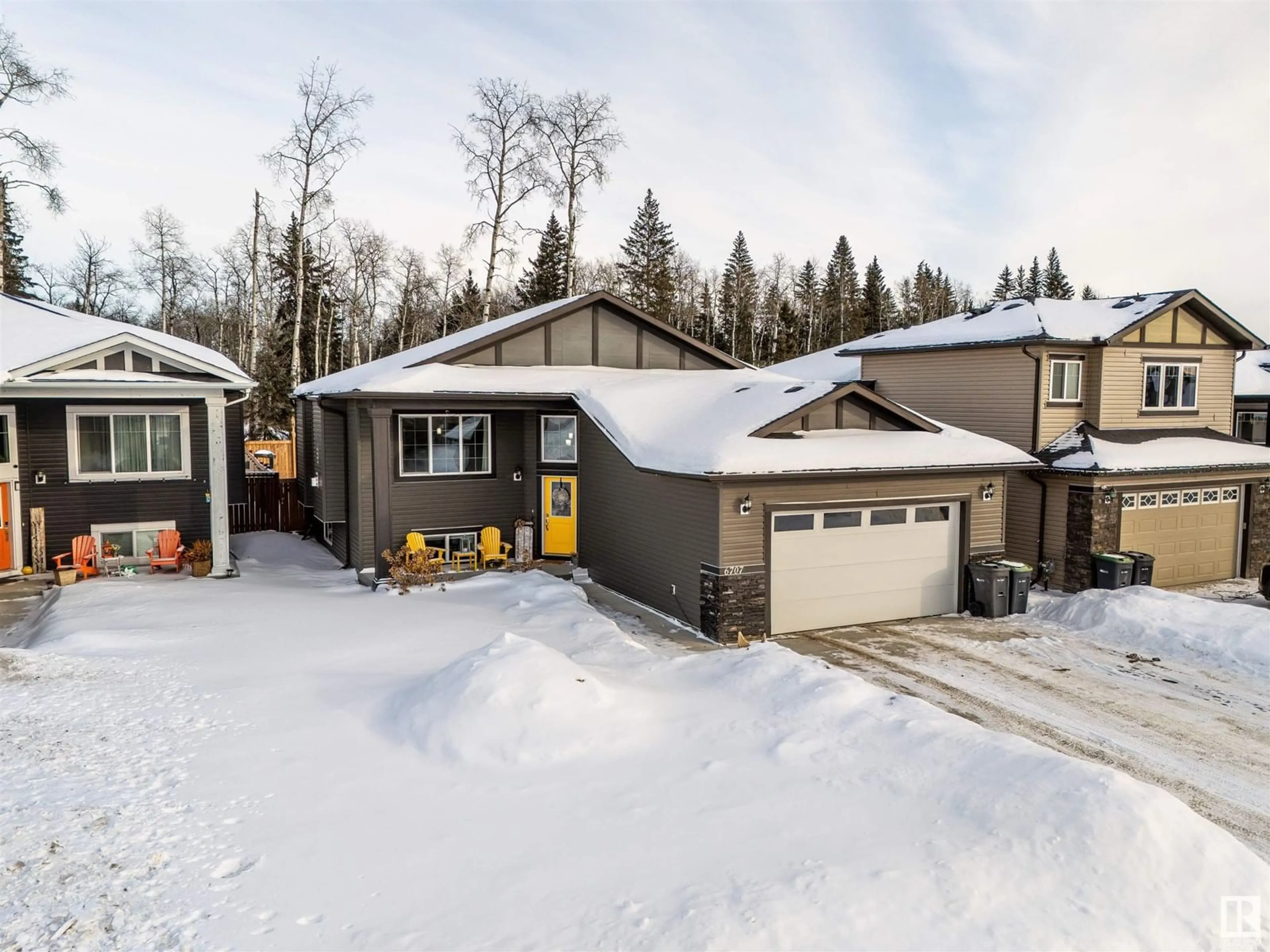 A pic from outside/outdoor area/front of a property/back of a property/a pic from drone, street for 6707 Tri City WY, Cold Lake Alberta T9M0J3