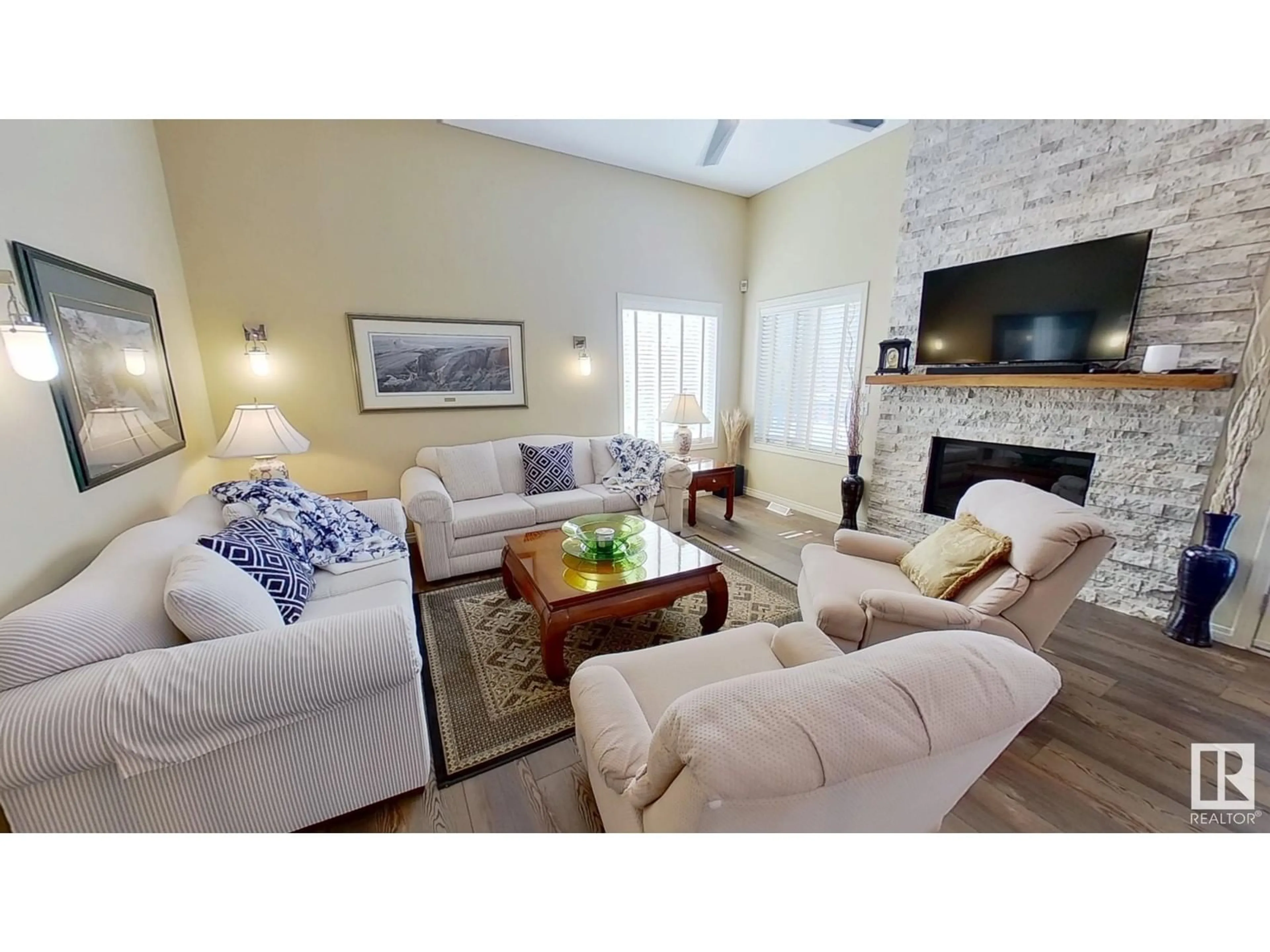 Living room with furniture, unknown for #47 - 1130 FALCONER RD, Edmonton Alberta T6R2J6