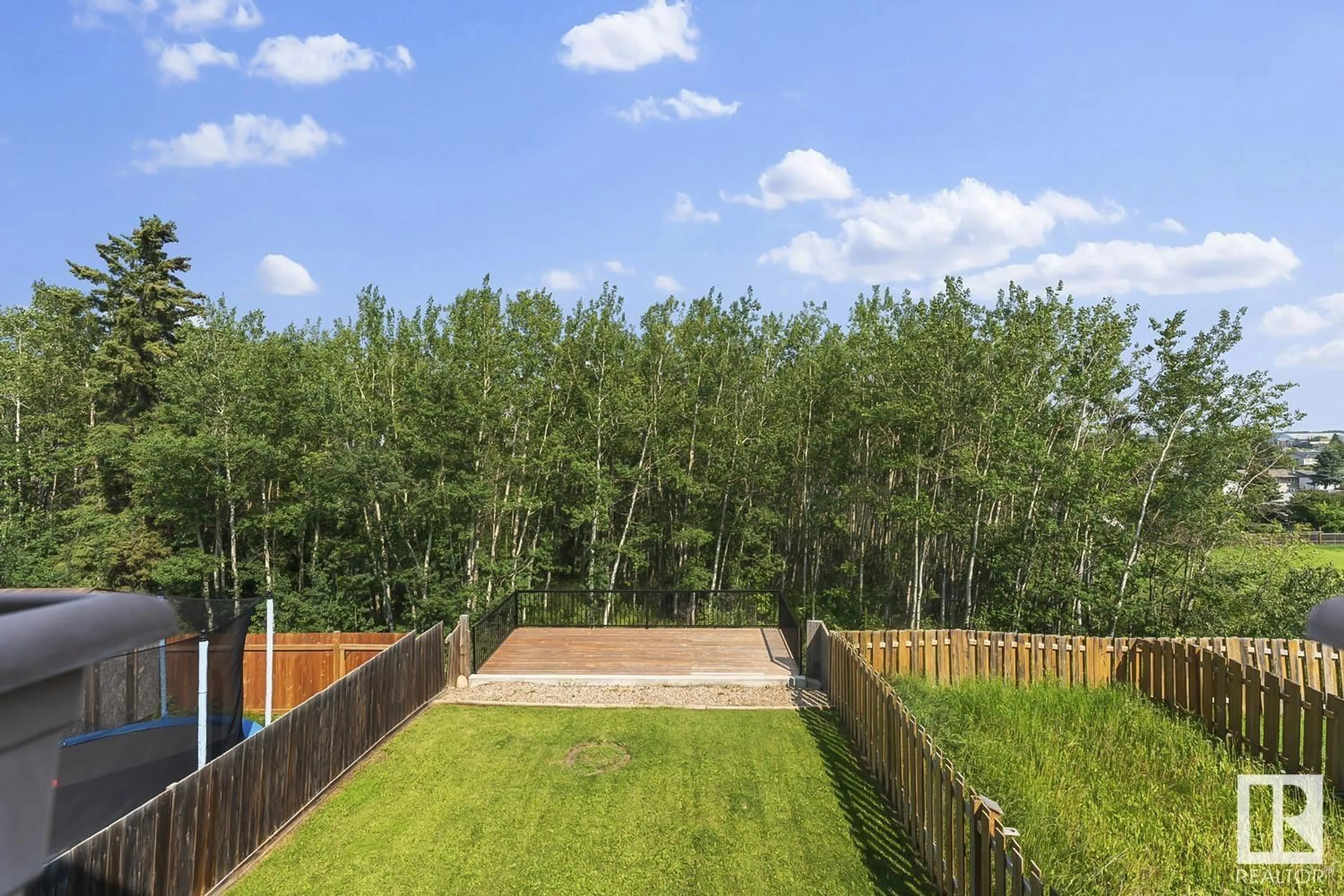 Patio, forest/trees view for 1208 13 ST, Cold Lake Alberta T9M2E3