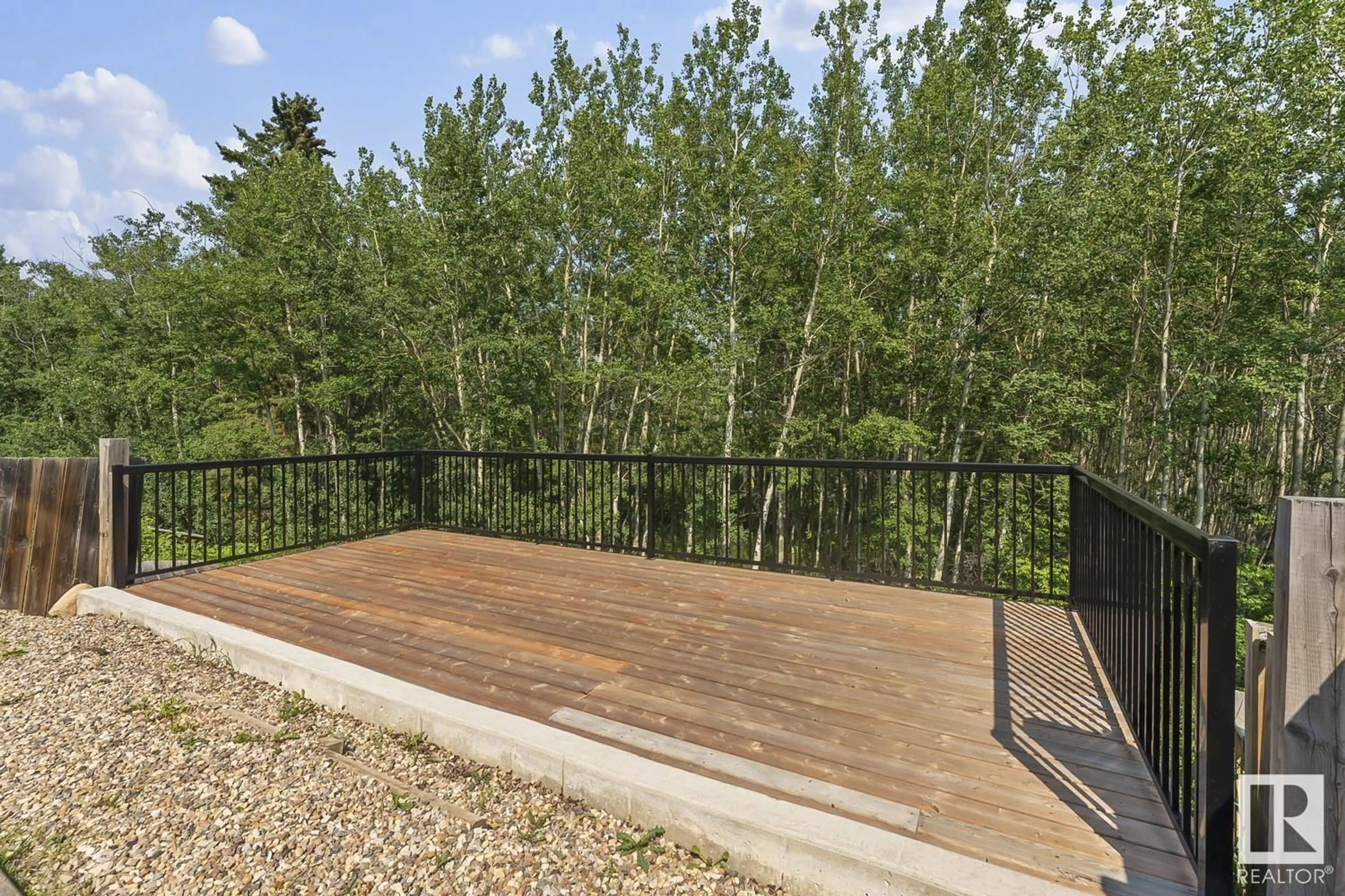 Patio, forest/trees view for 1208 13 ST, Cold Lake Alberta T9M2E3