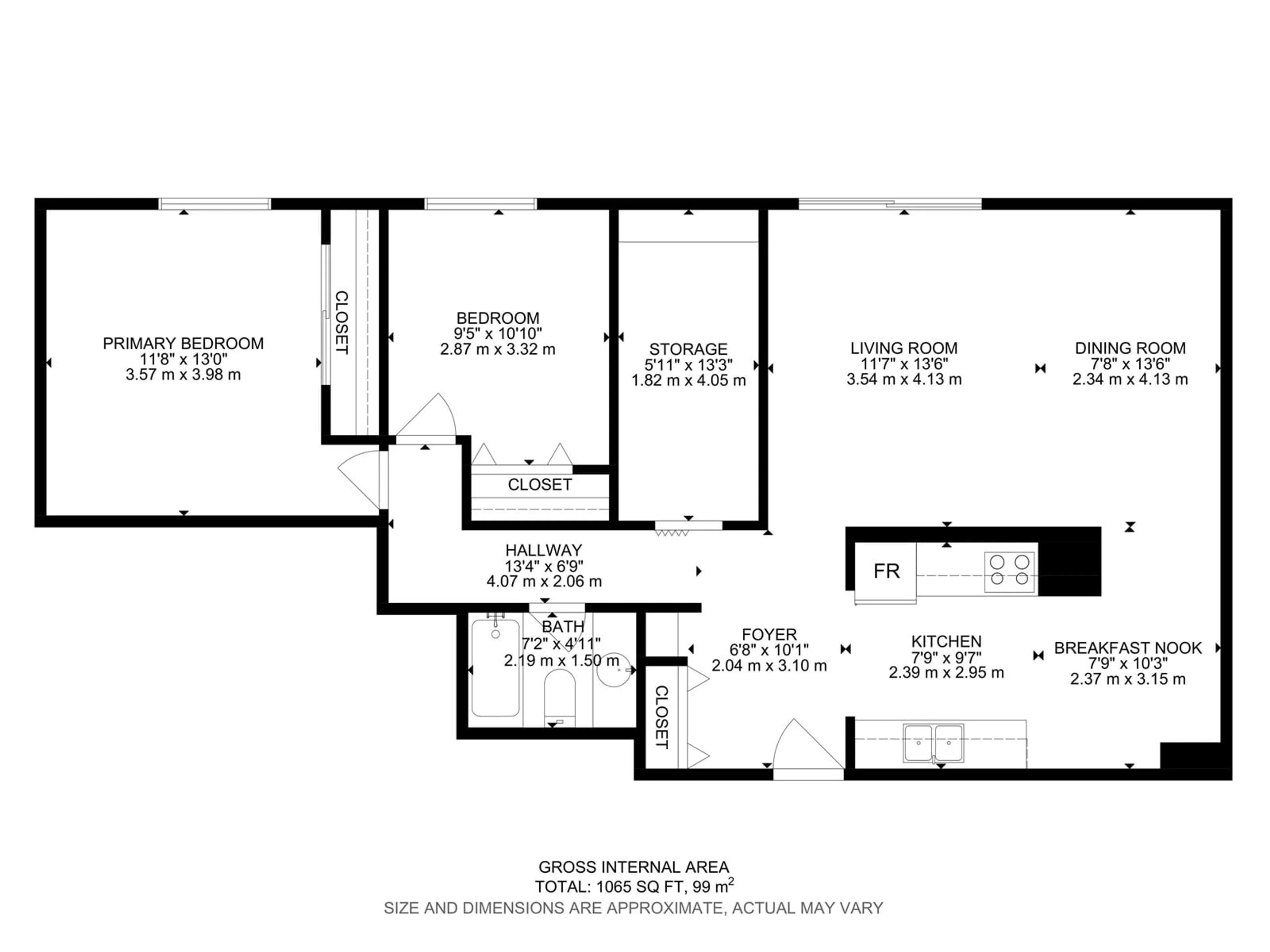 Floor plan for #202 10023 164 ST NW, Edmonton Alberta T5P4L4