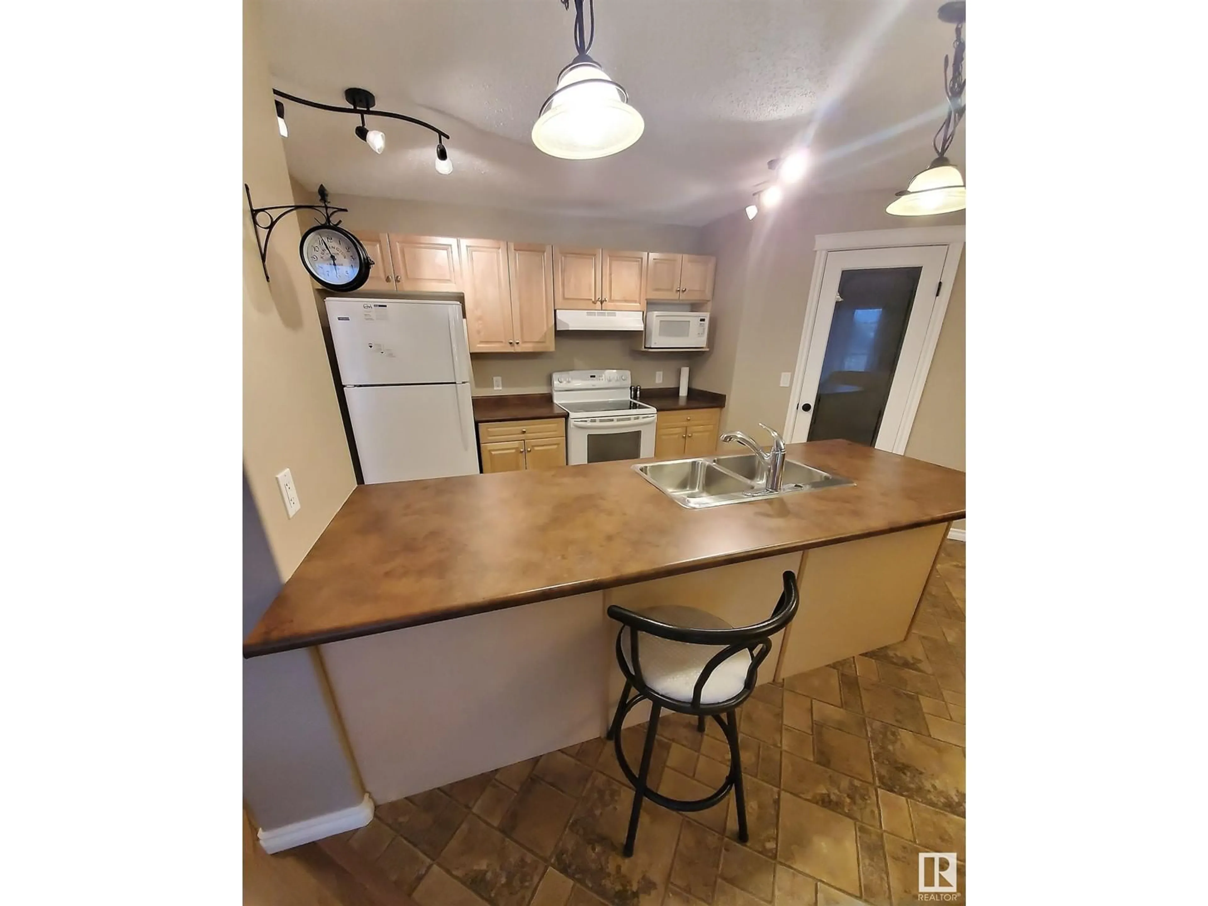 Standard kitchen, wood/laminate floor for #1203 901 16 ST, Cold Lake Alberta T9M0C3