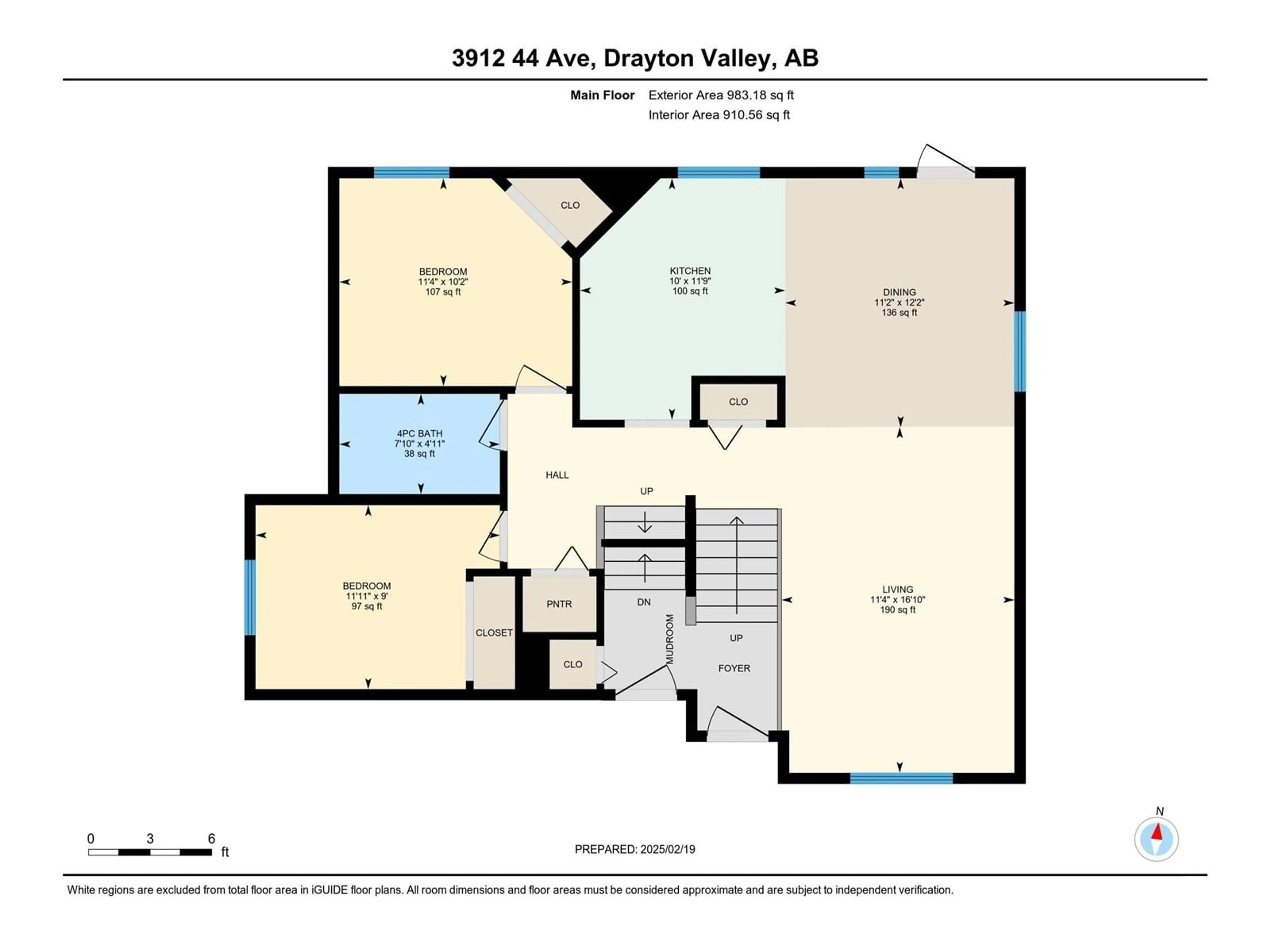 Floor plan for 3912 44 Ave, Drayton Valley Alberta T7A0A1