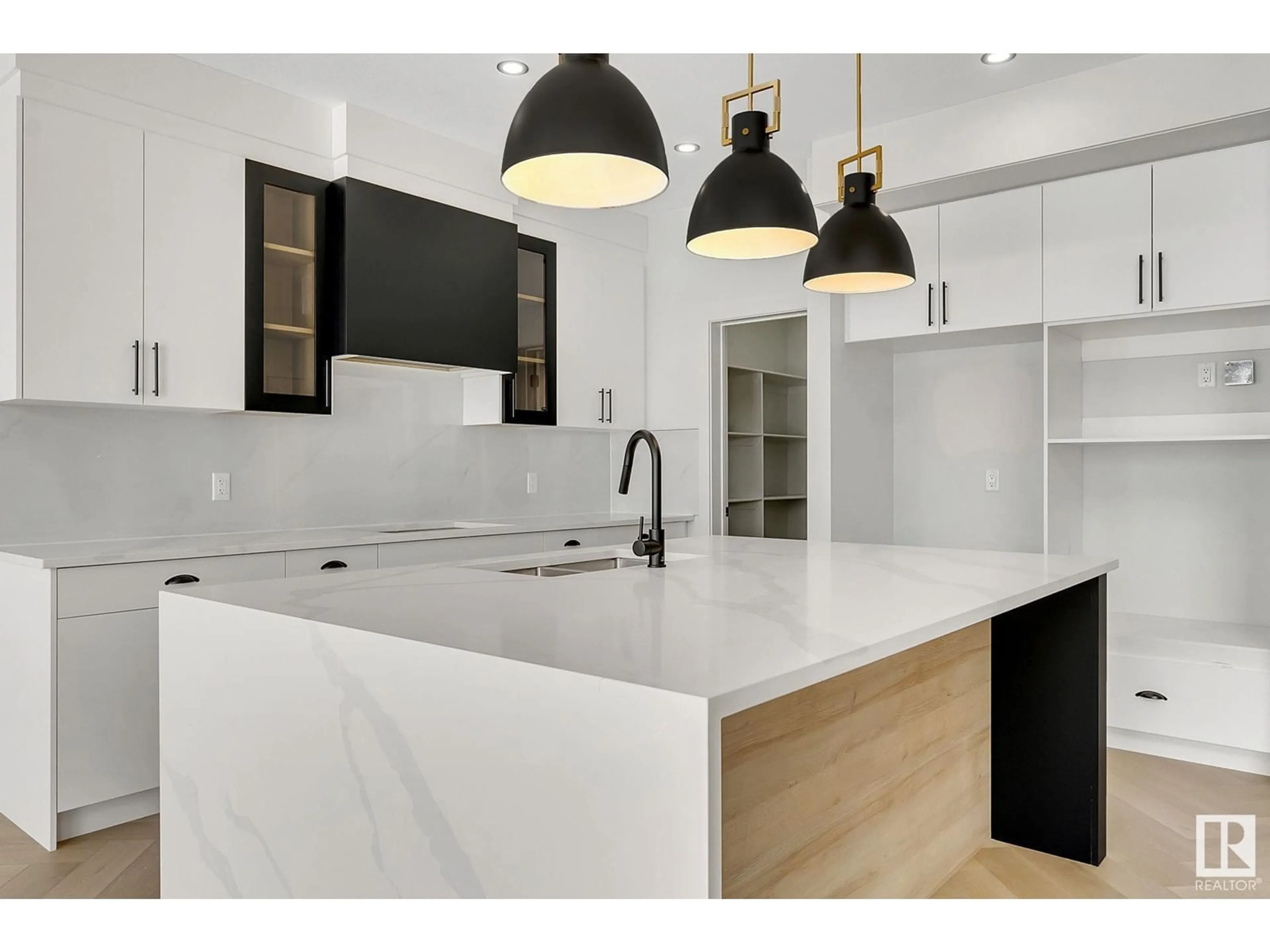 Open concept kitchen, unknown for SW - 5803 KOOTOOK LI, Edmonton Alberta T6W4Z6