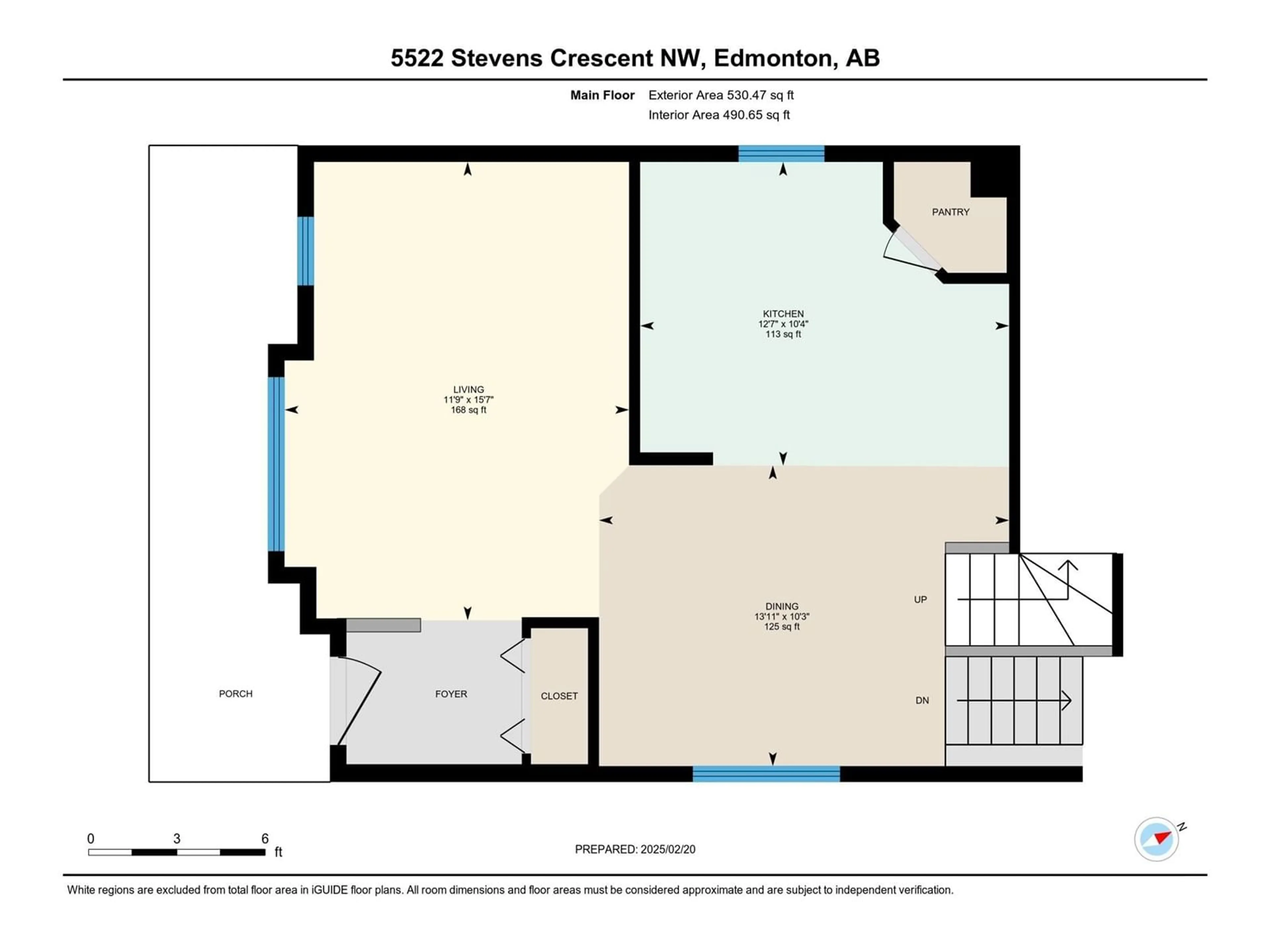 Floor plan for 5522 STEVENS CR NW, Edmonton Alberta T6R3R4