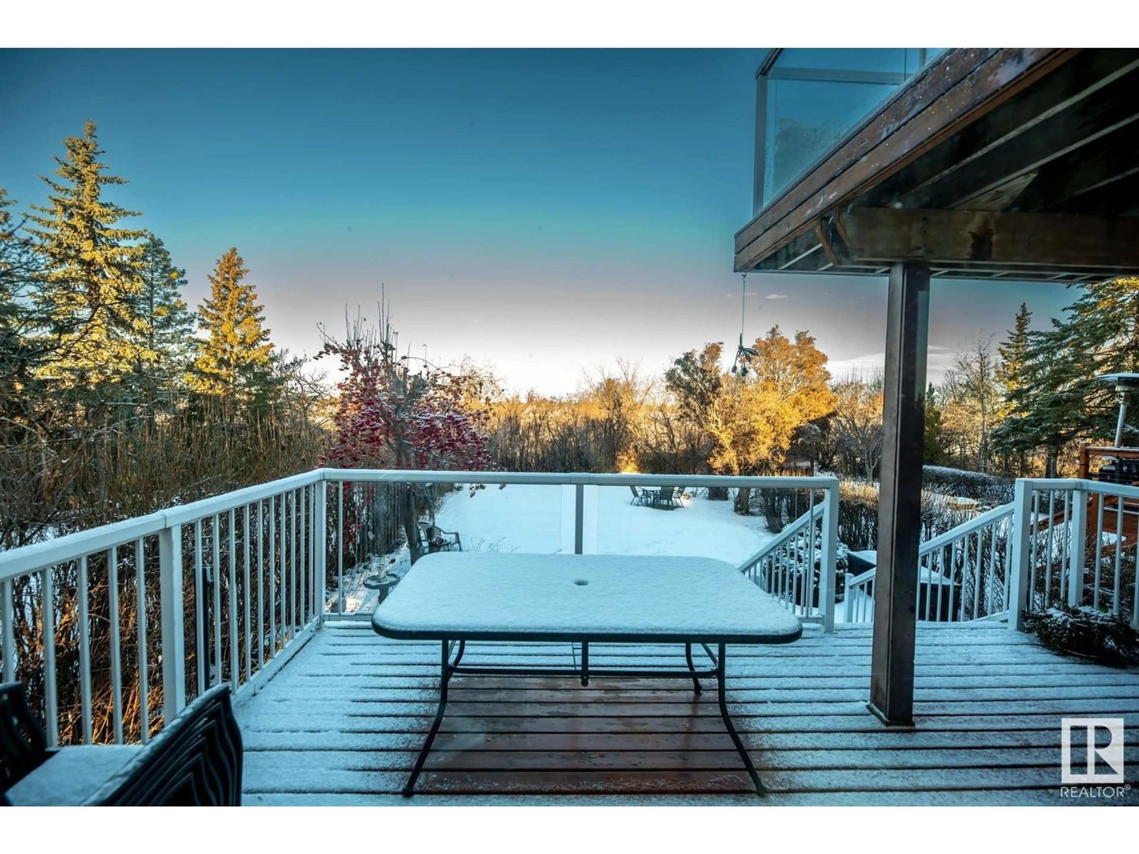 Patio, water/lake/river/ocean view for 8212 Rowland RD NW, Edmonton Alberta T6A3W9