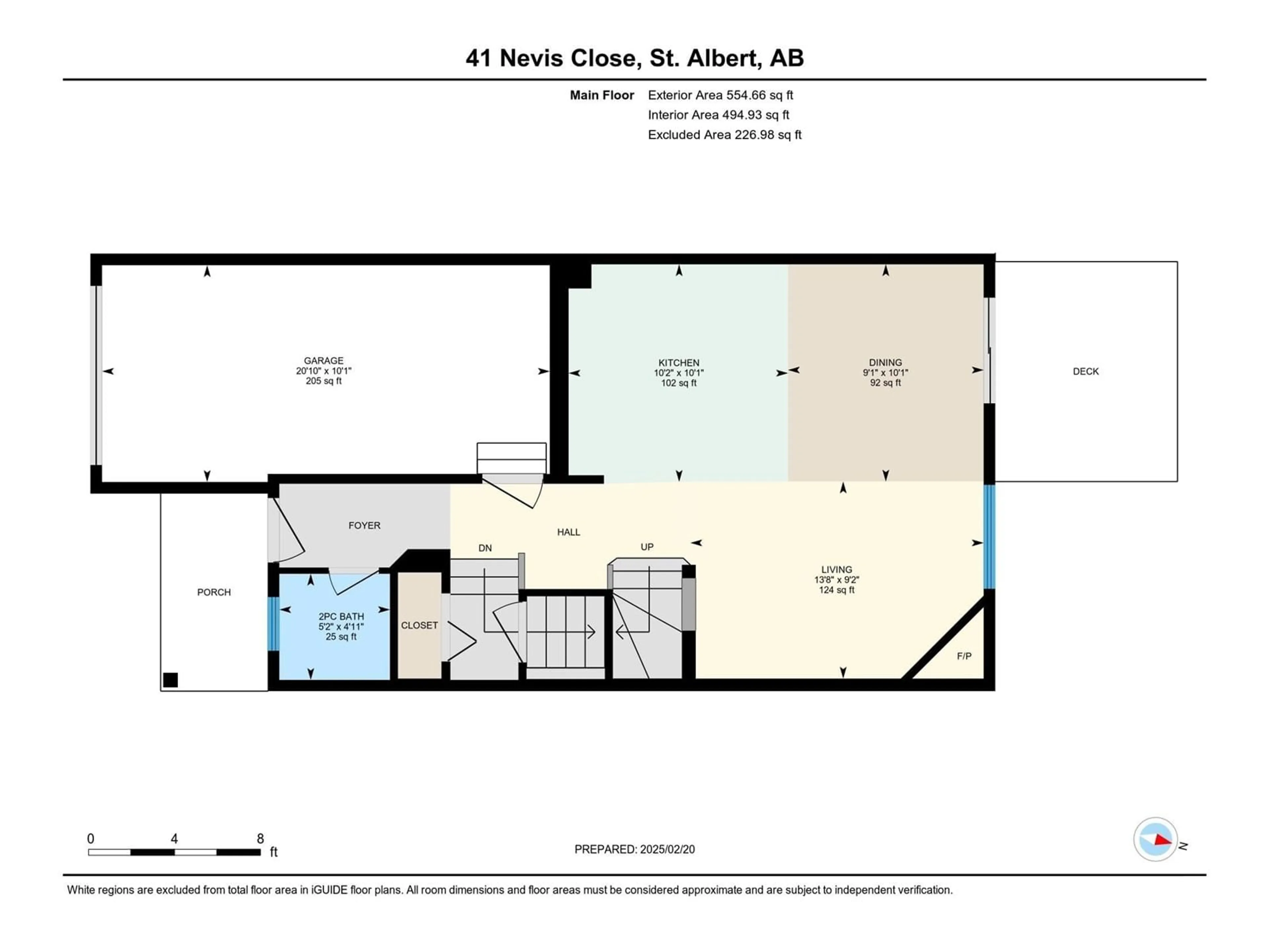 Floor plan for 41 NEVIS CL, St. Albert Alberta T8N0R6