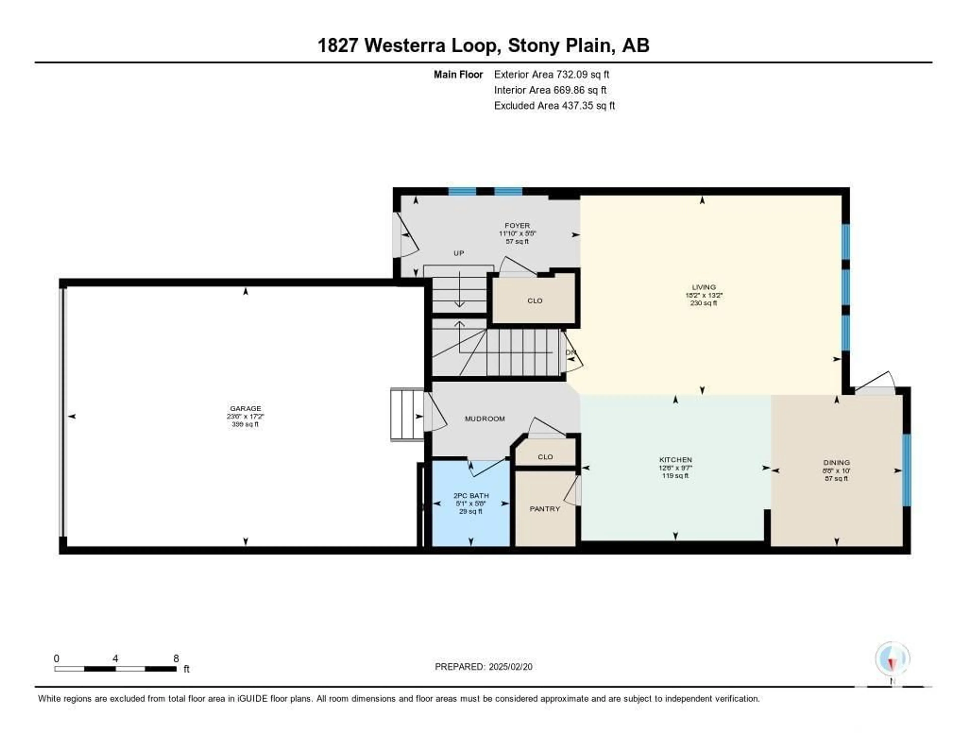 Floor plan for 1827 Westerra LO, Stony Plain Alberta T7Z0L8