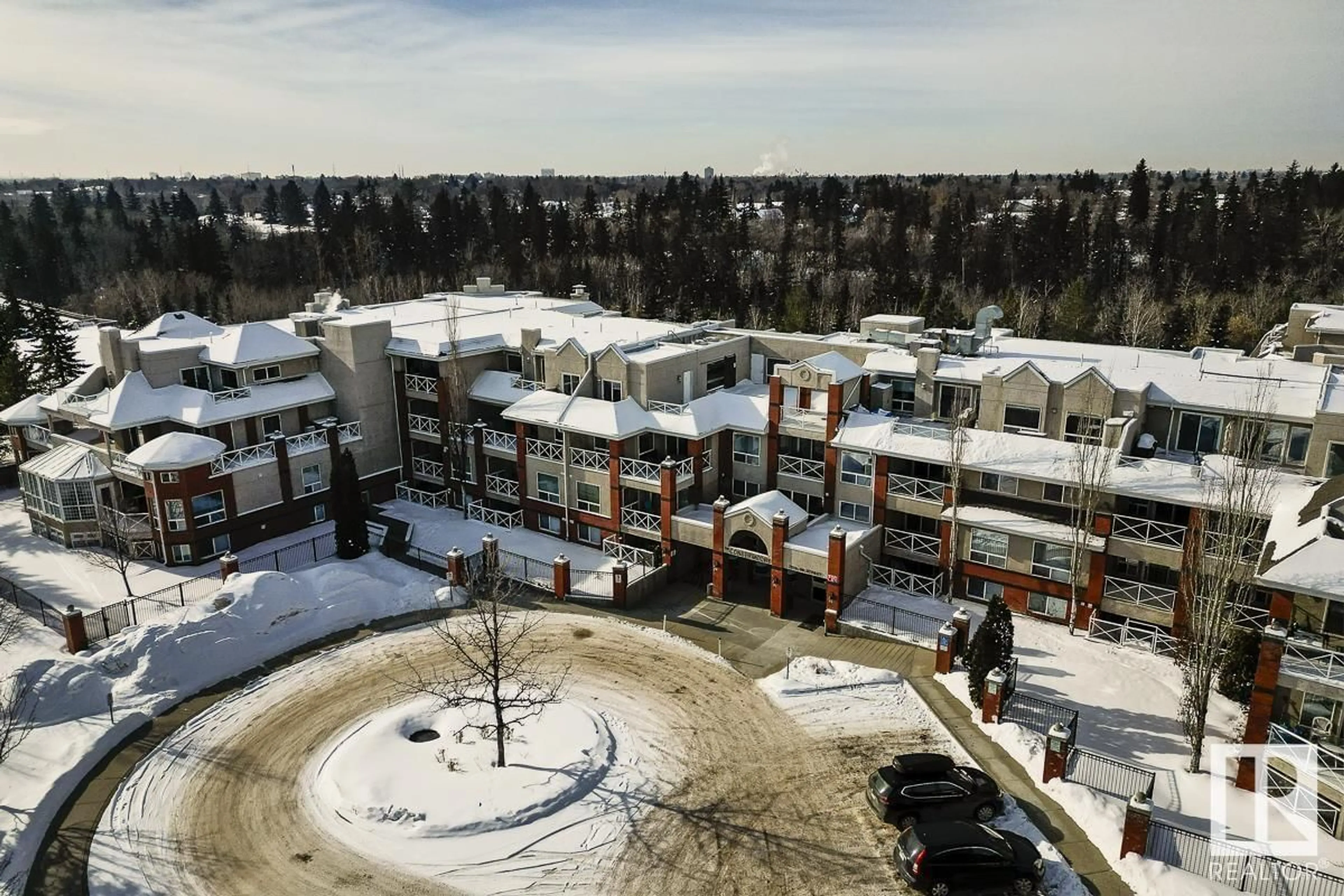 A pic from outside/outdoor area/front of a property/back of a property/a pic from drone, unknown for #118 7510 89 ST NW, Edmonton Alberta T6C0X5