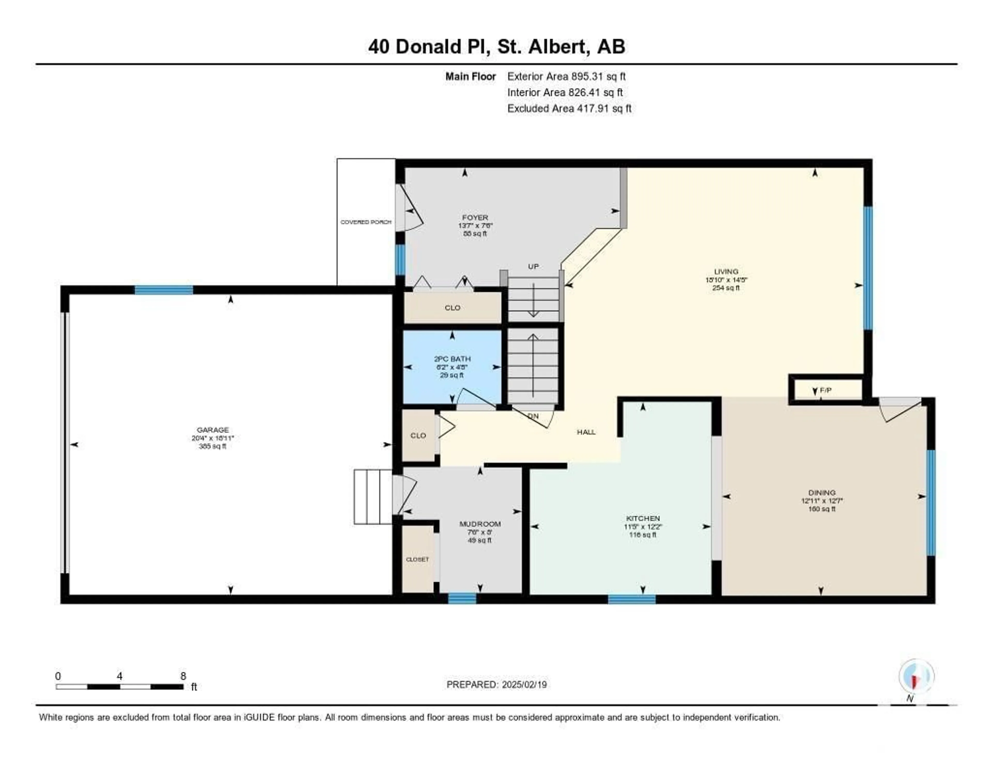 Floor plan for 40 DONALD PL, St. Albert Alberta T8N6A8