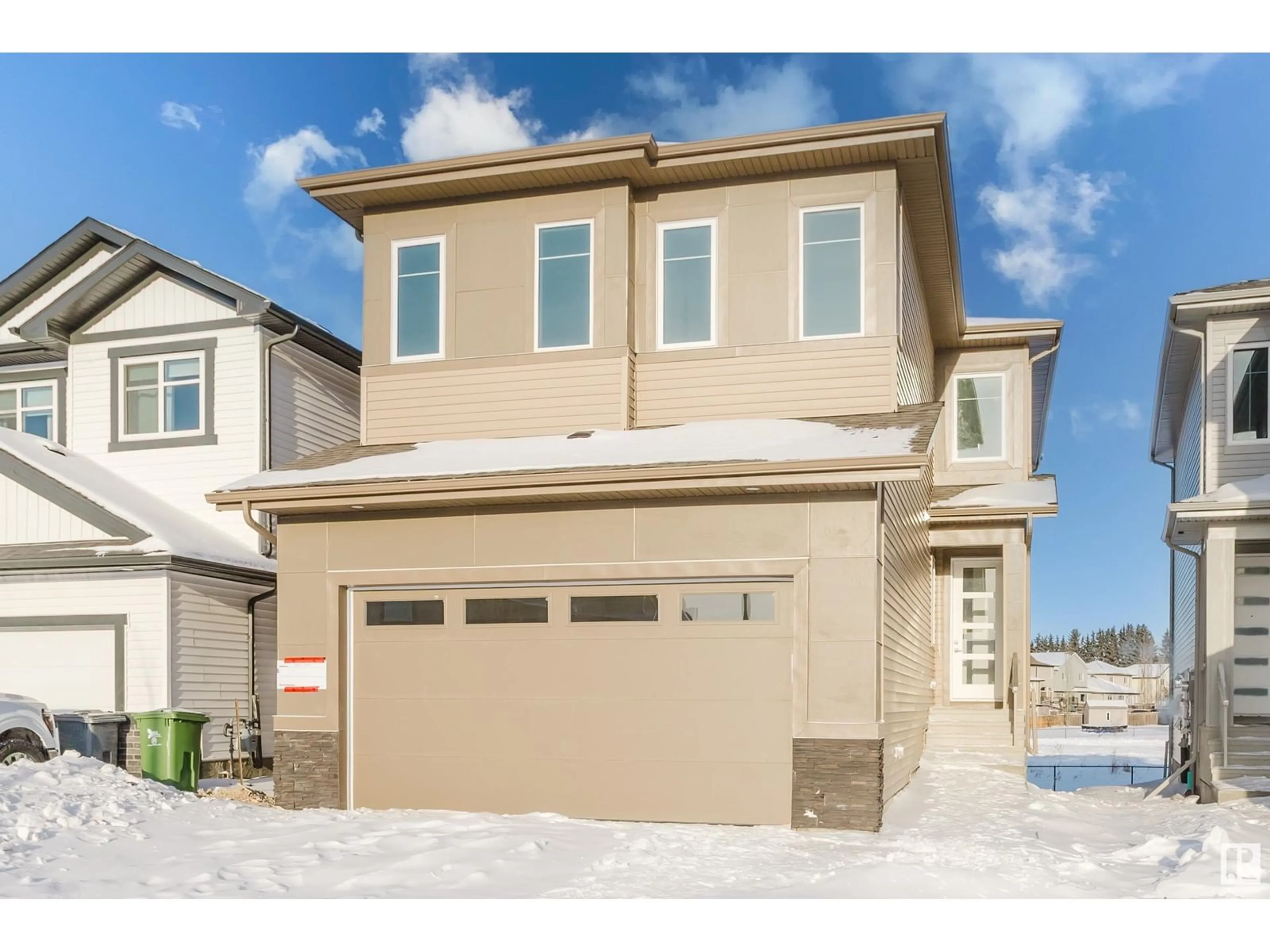 Home with vinyl exterior material, street for 4599 62 ST, Beaumont Alberta T4X2Z2