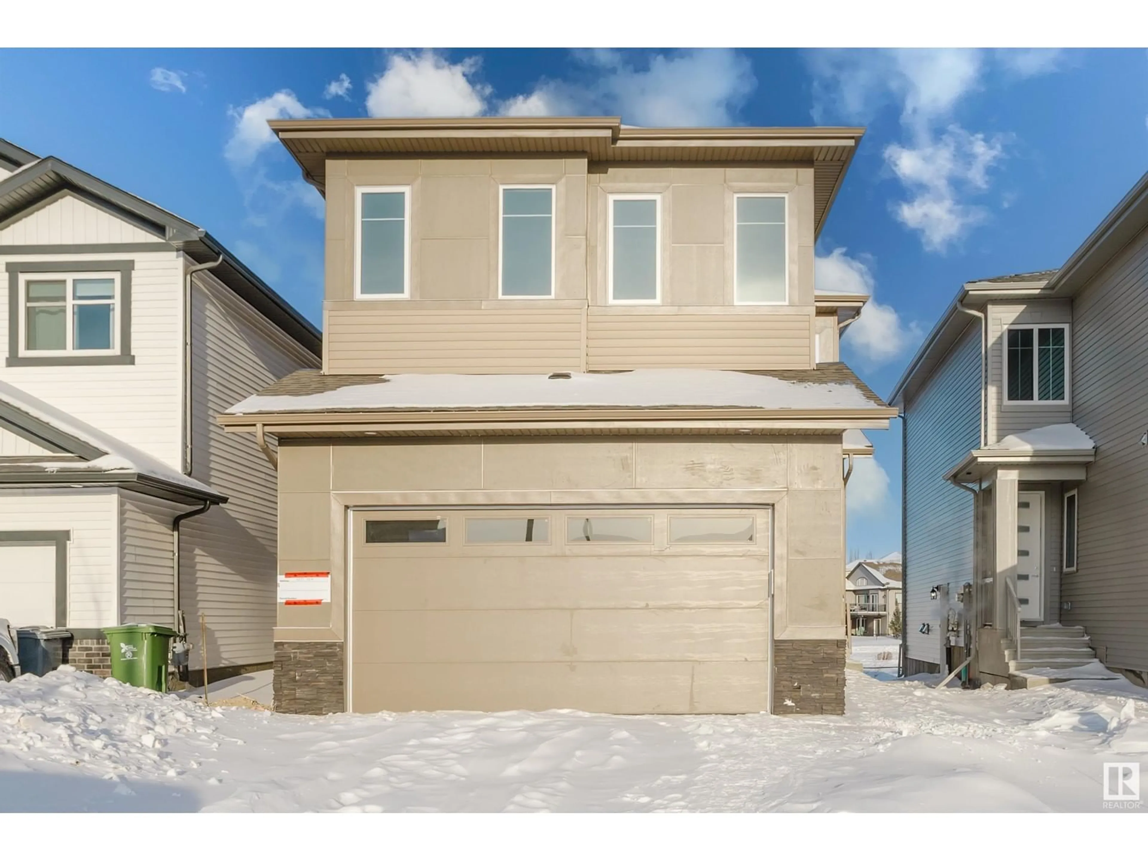 Home with vinyl exterior material, street for 4599 62 ST, Beaumont Alberta T4X2Z2