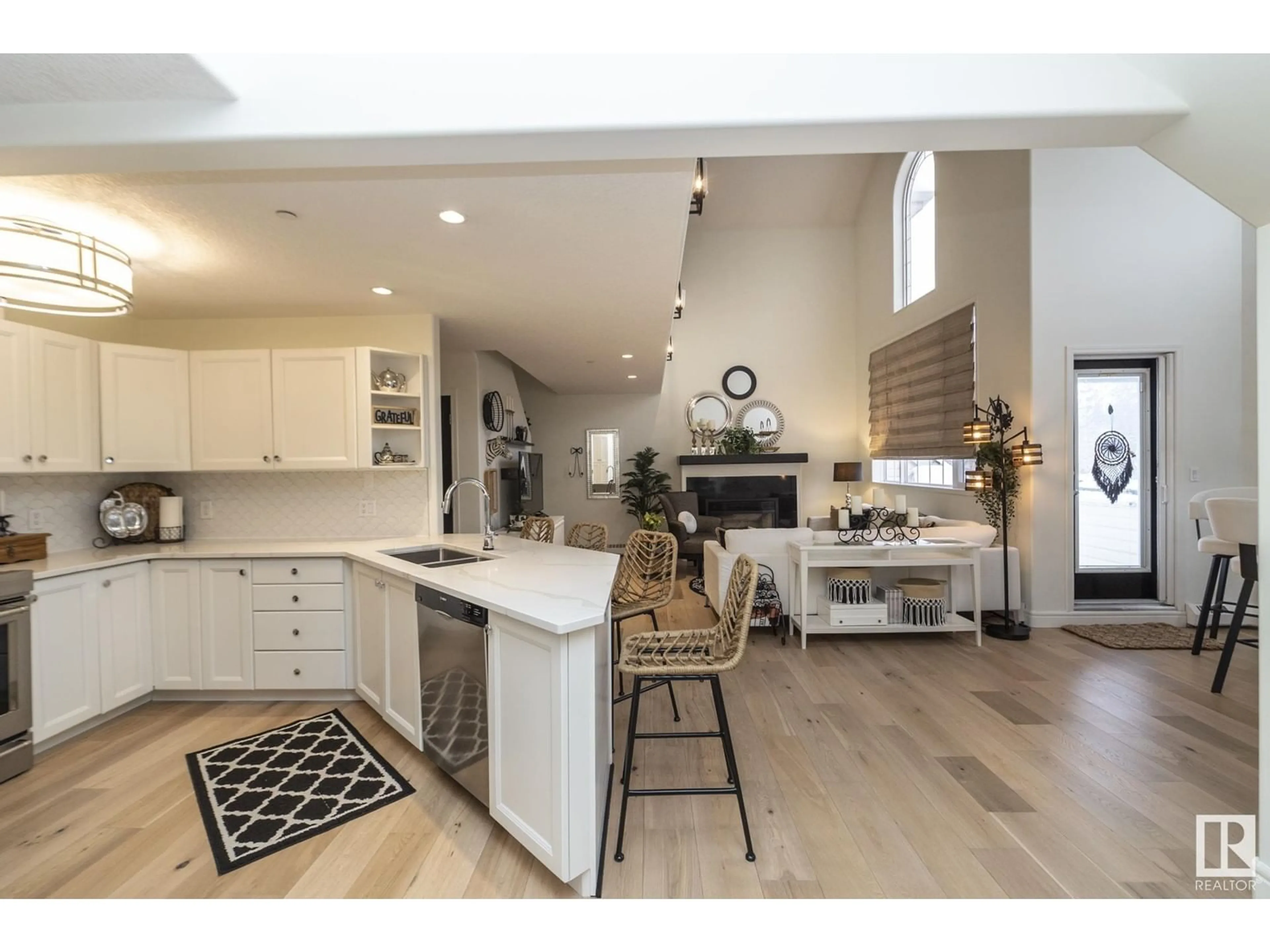 A pic from outside/outdoor area/front of a property/back of a property/a pic from drone, water/lake/river/ocean view for 304 - 14 MISSION AV, St. Albert Alberta T8N1H4