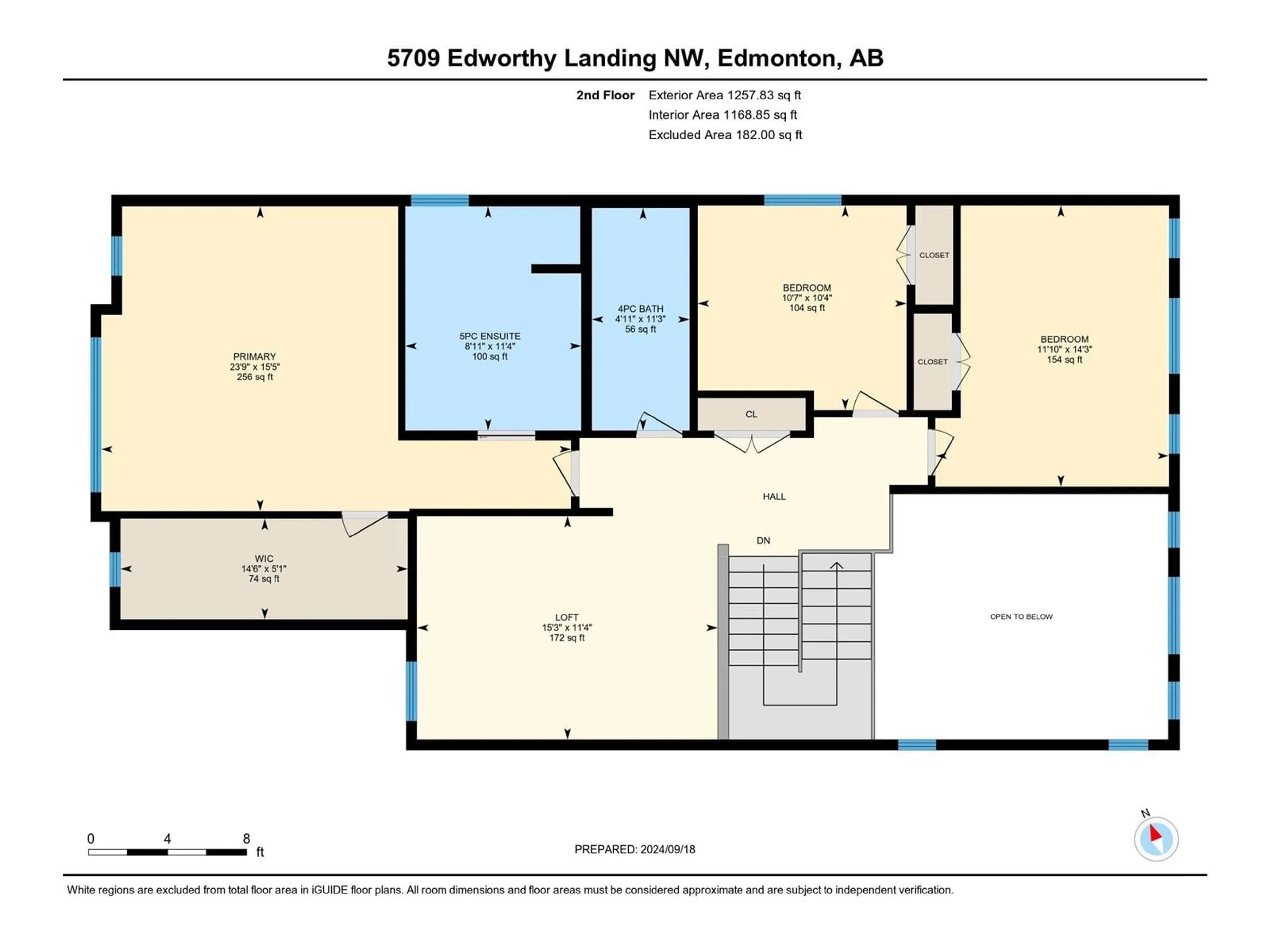 Floor plan for 5709 EDWORTHY LANDING LD NW, Edmonton Alberta T6M0P2