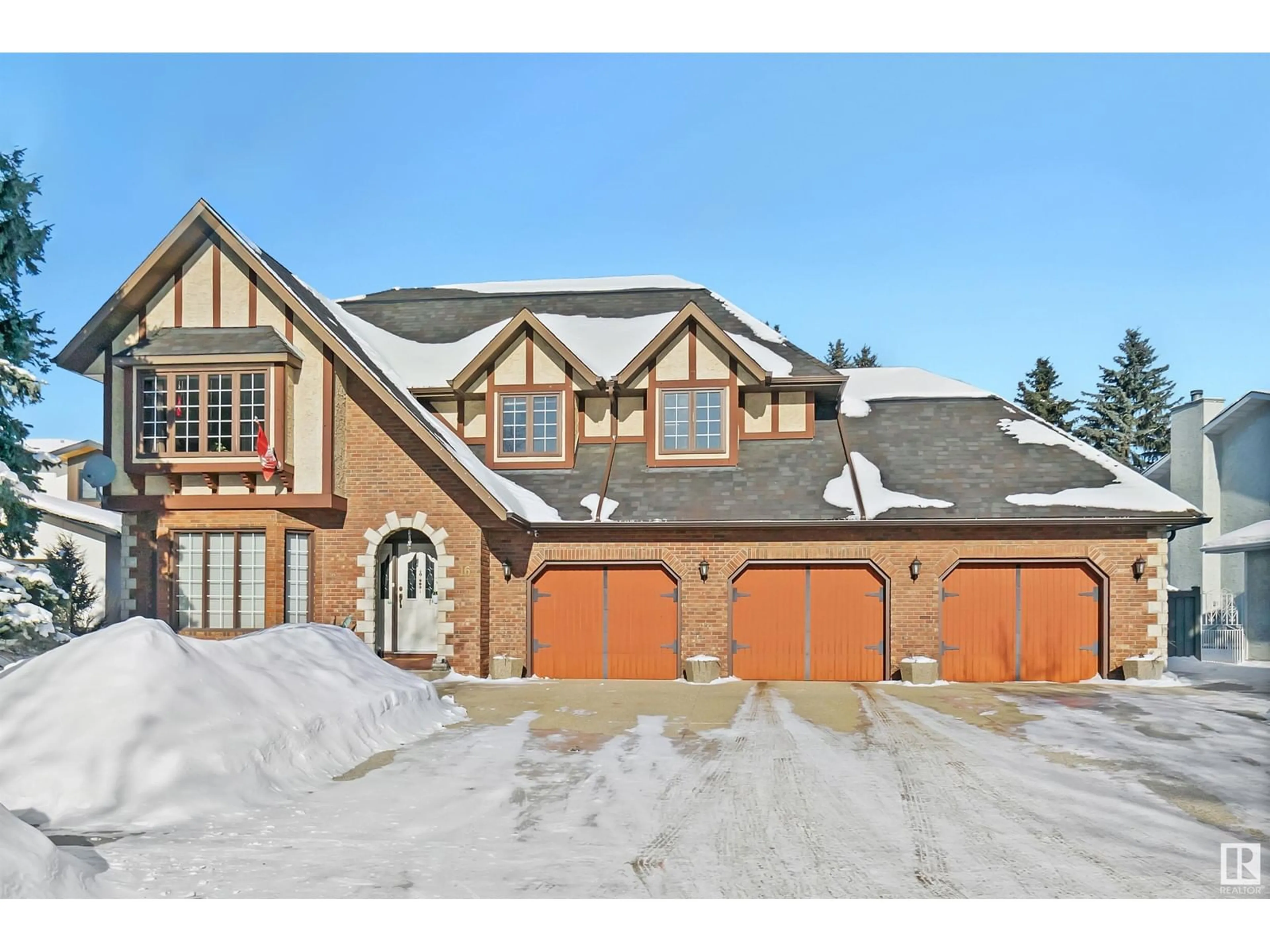 Home with brick exterior material, street for 16 ETON TC, St. Albert Alberta T8N5K5
