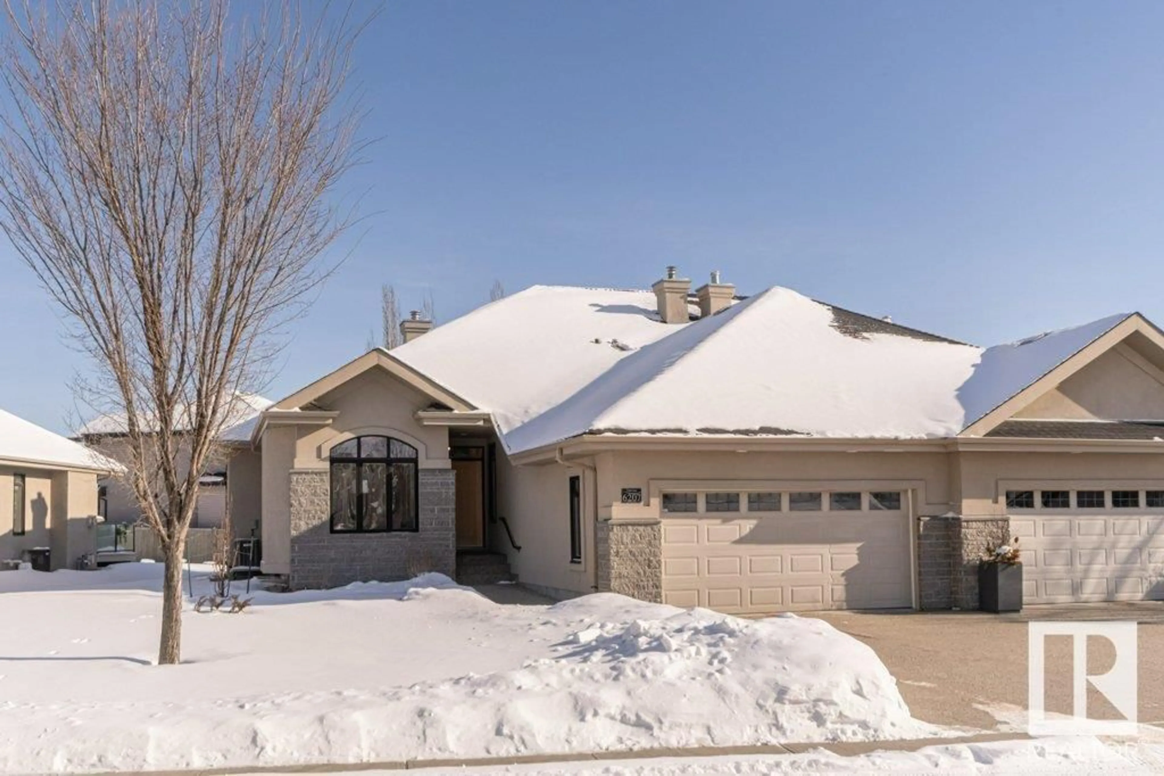 Home with vinyl exterior material, street for 6207 MAYNARD PT NW, Edmonton Alberta T6R0H9