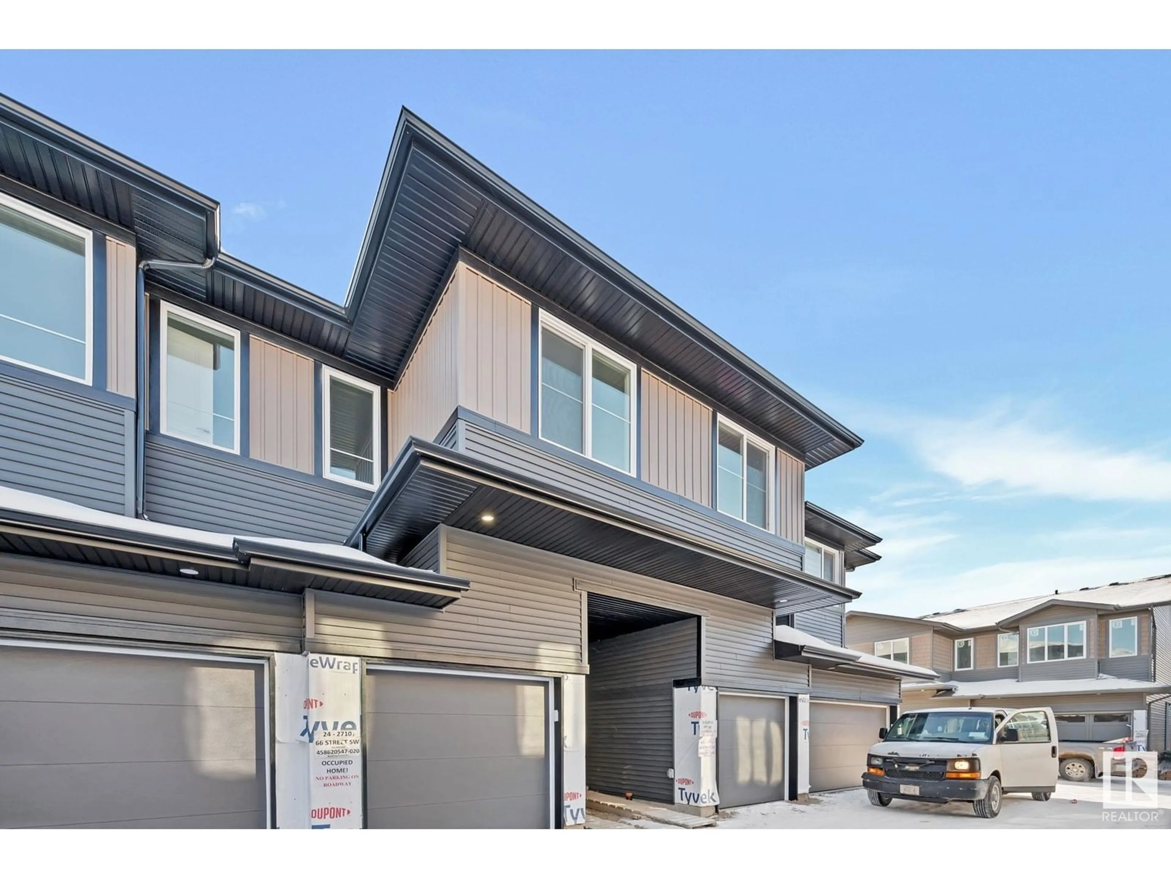 Home with vinyl exterior material, street for #24 2710 66th ST SW SW, Edmonton Alberta T6X3H4