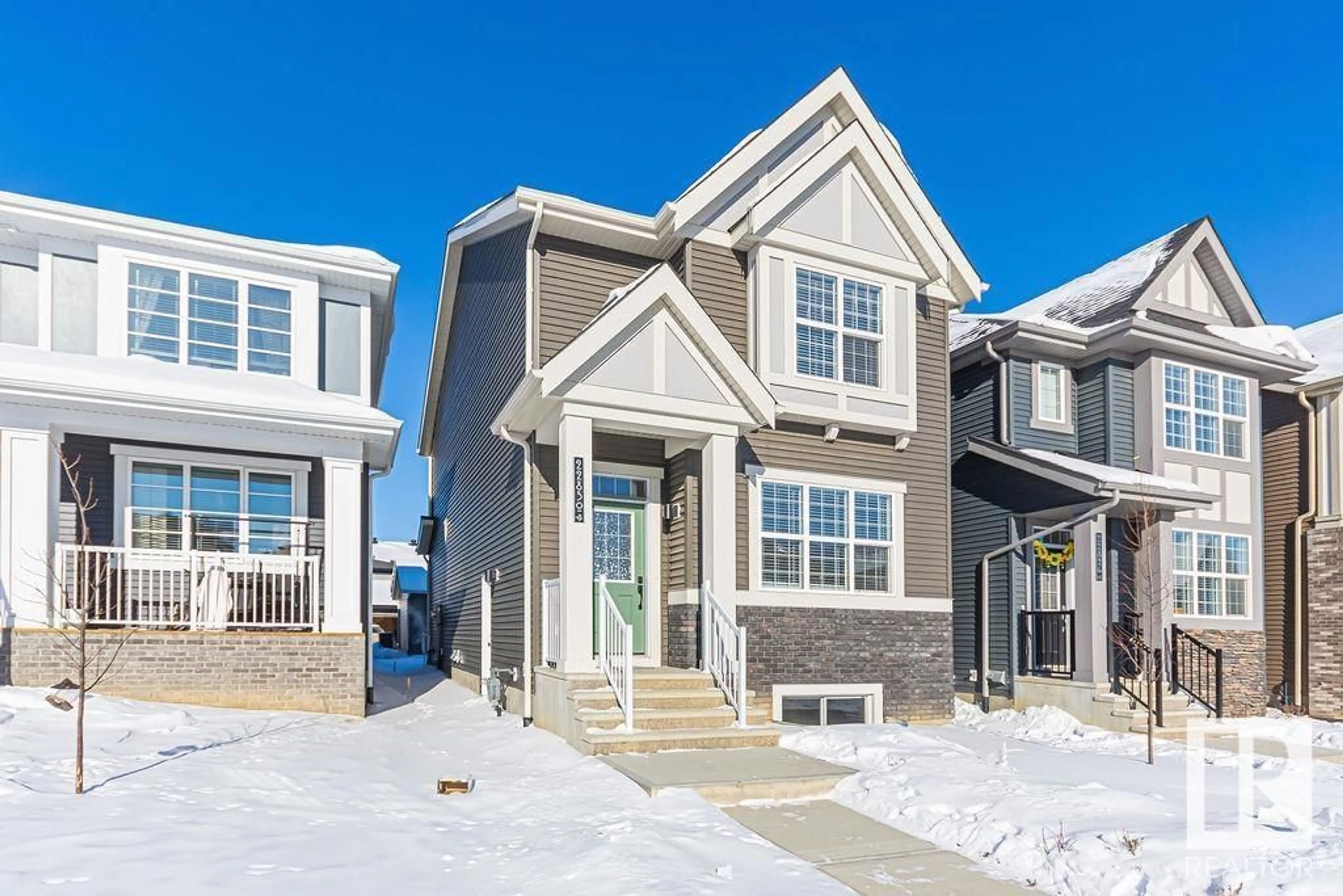 Home with vinyl exterior material, street for 22830 82A AV, Edmonton Alberta T5T4H5