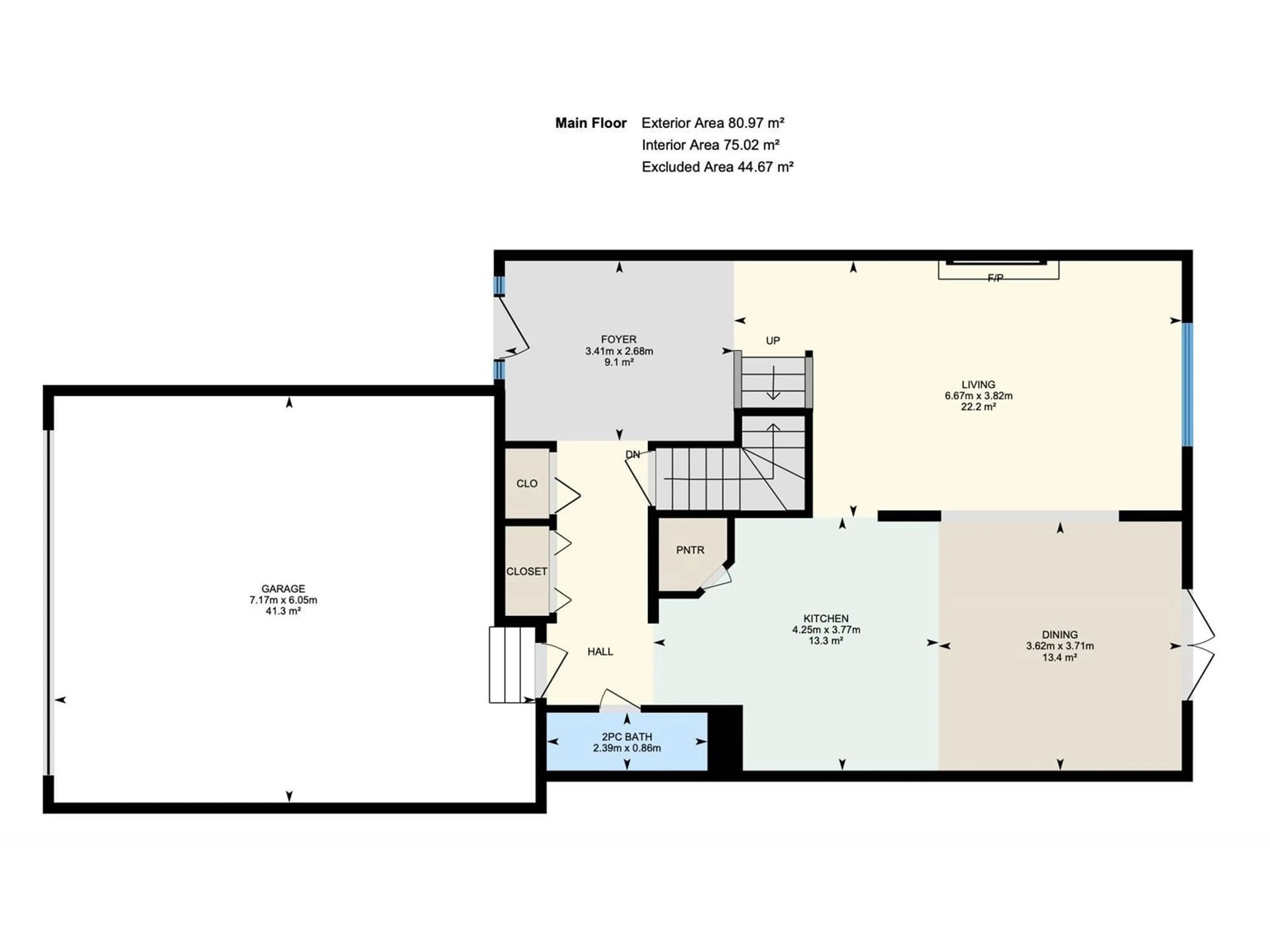 Floor plan for 30 HAWTHORNE CR, St. Albert Alberta T8N6N5