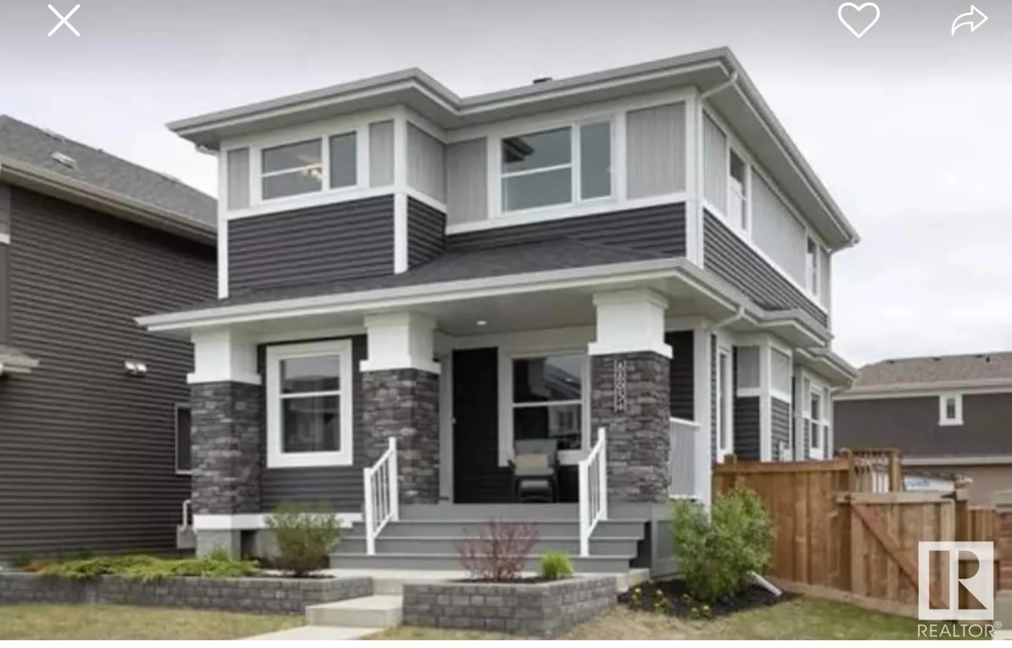 Home with vinyl exterior material, street for 8803 223 ST NW, Edmonton Alberta T5T7H2