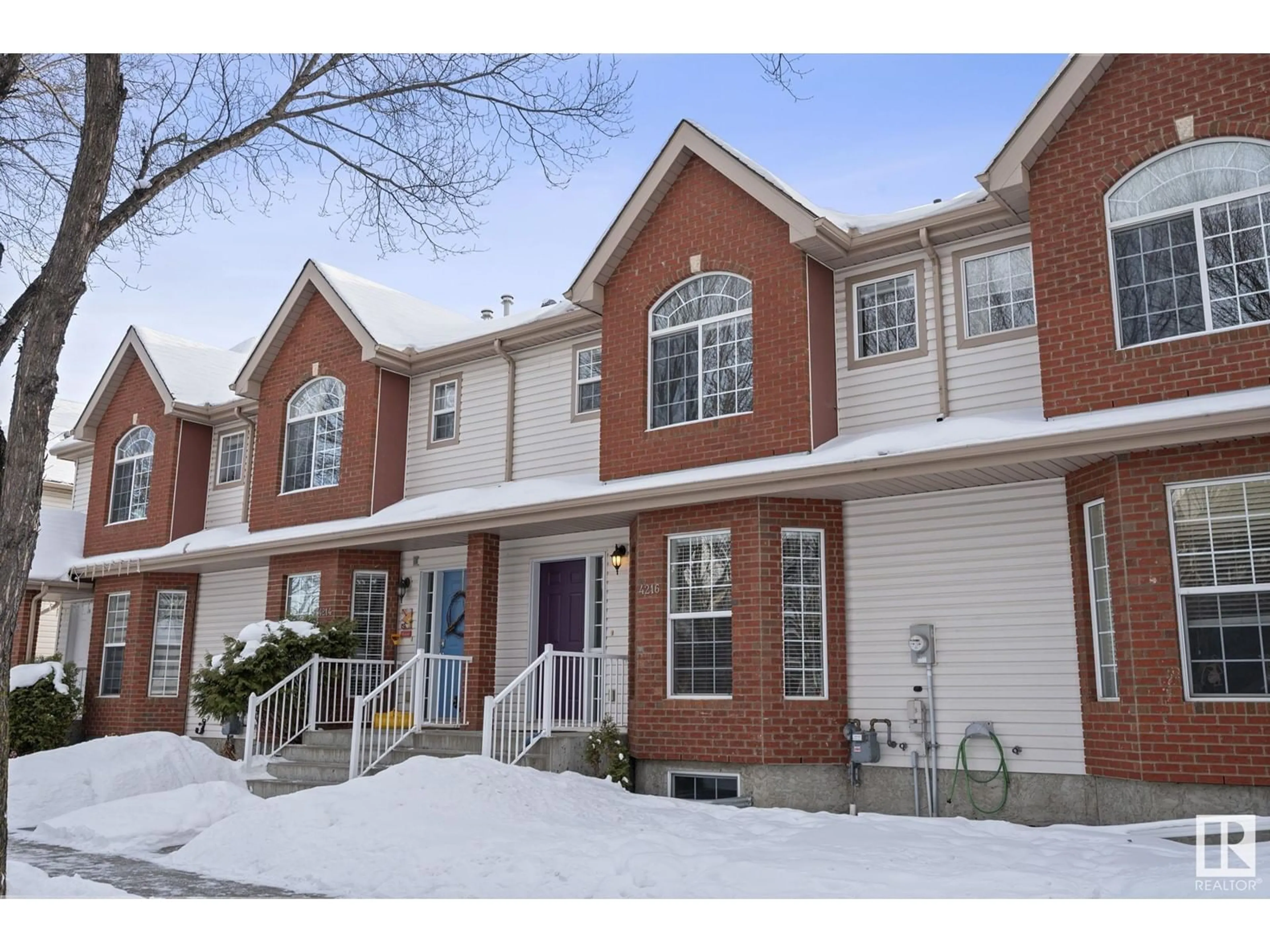 Home with brick exterior material, street for 4216 TERWILLEGAR VS NW, Edmonton Alberta T6R3E2