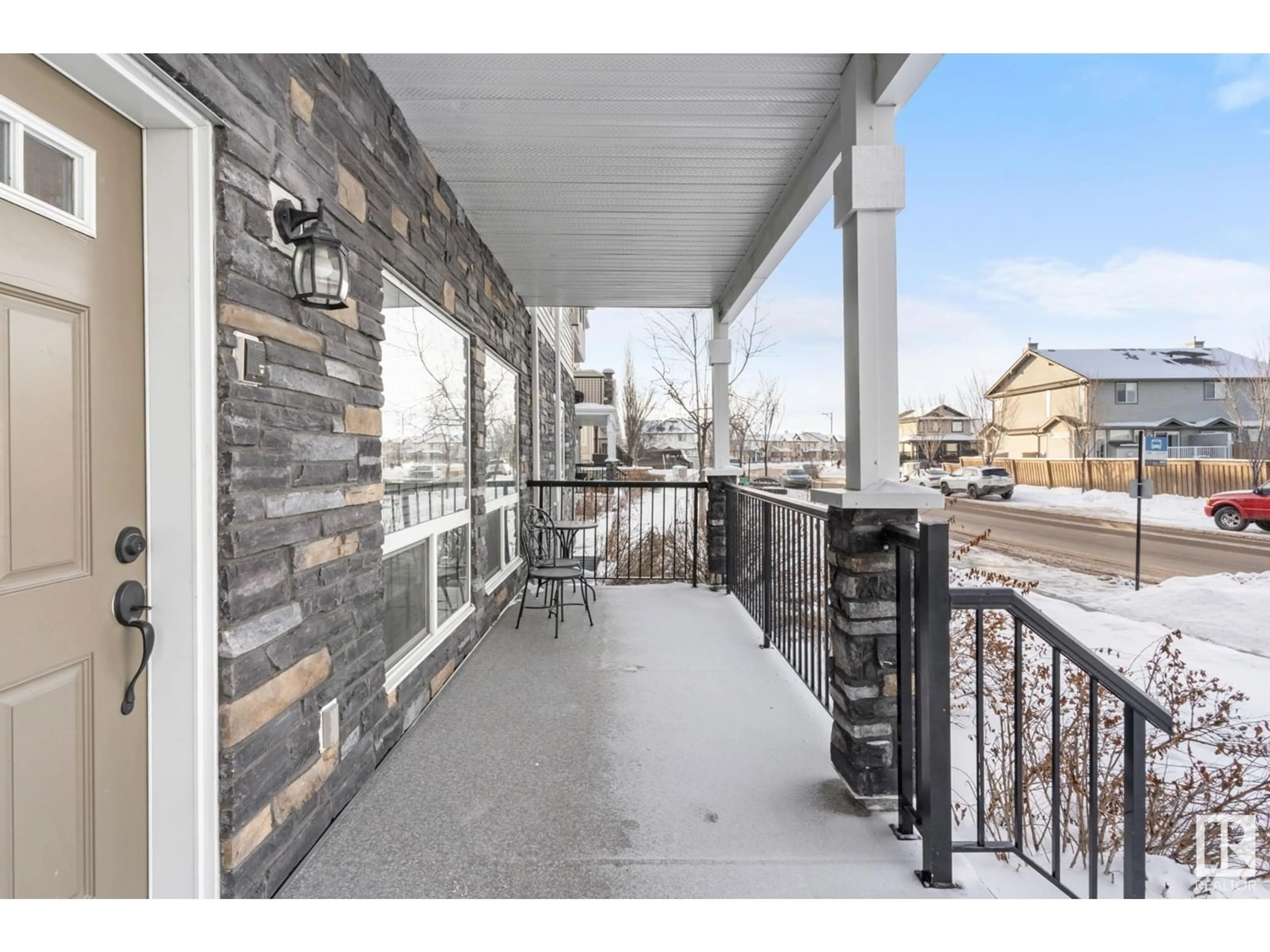 Patio, street for #18 7293 SOUTH TERWILLEGAR DR NW, Edmonton Alberta T6R0N5