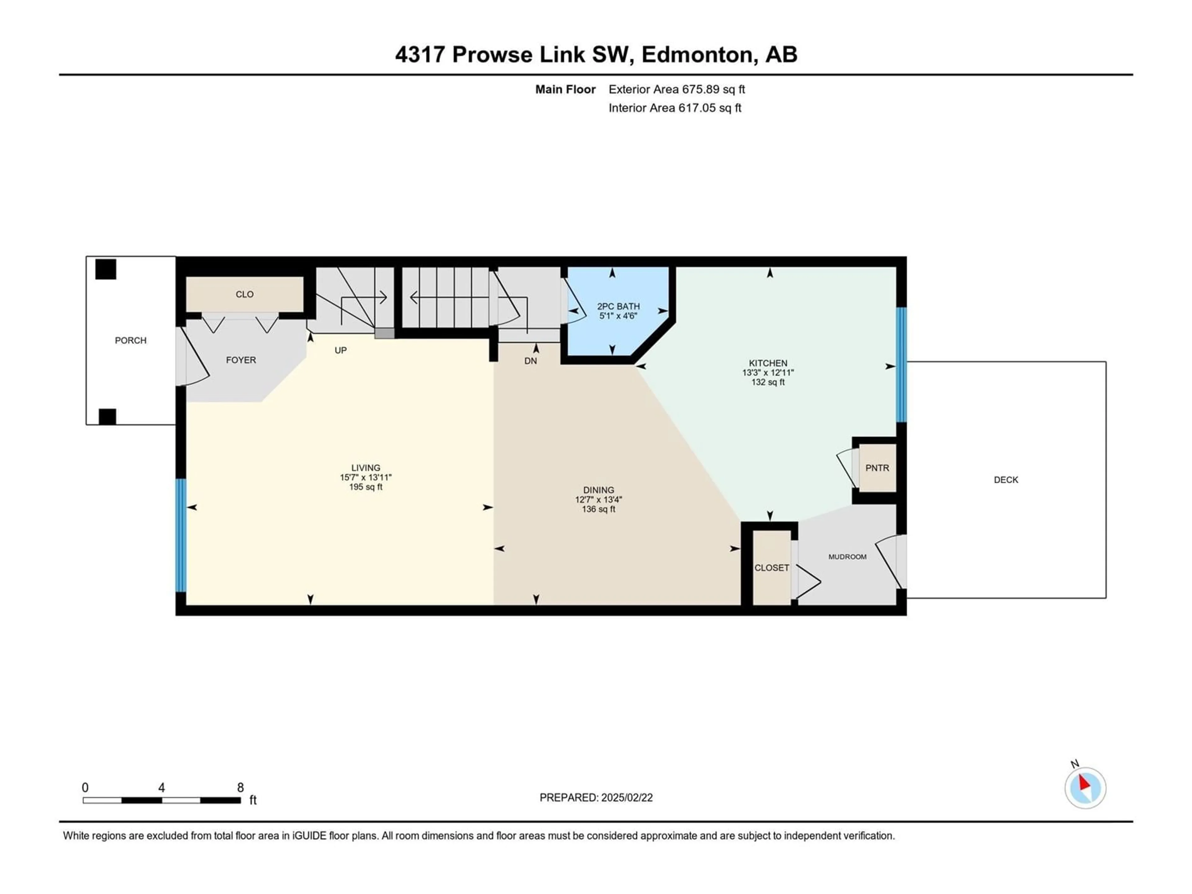 Floor plan for 4317 PROWSE LINK LI SW, Edmonton Alberta T6W3A7