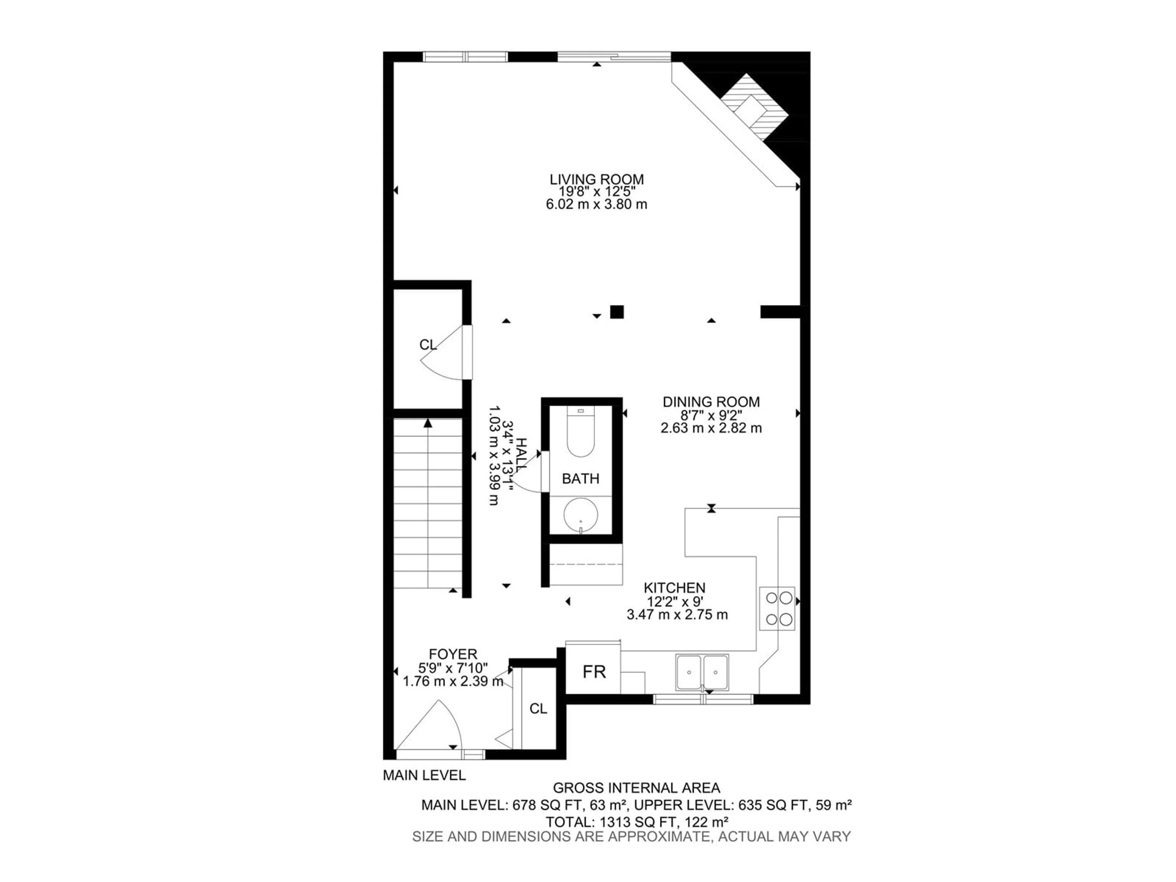 Floor plan for #66 3115 119 ST NW, Edmonton Alberta T6J5N5