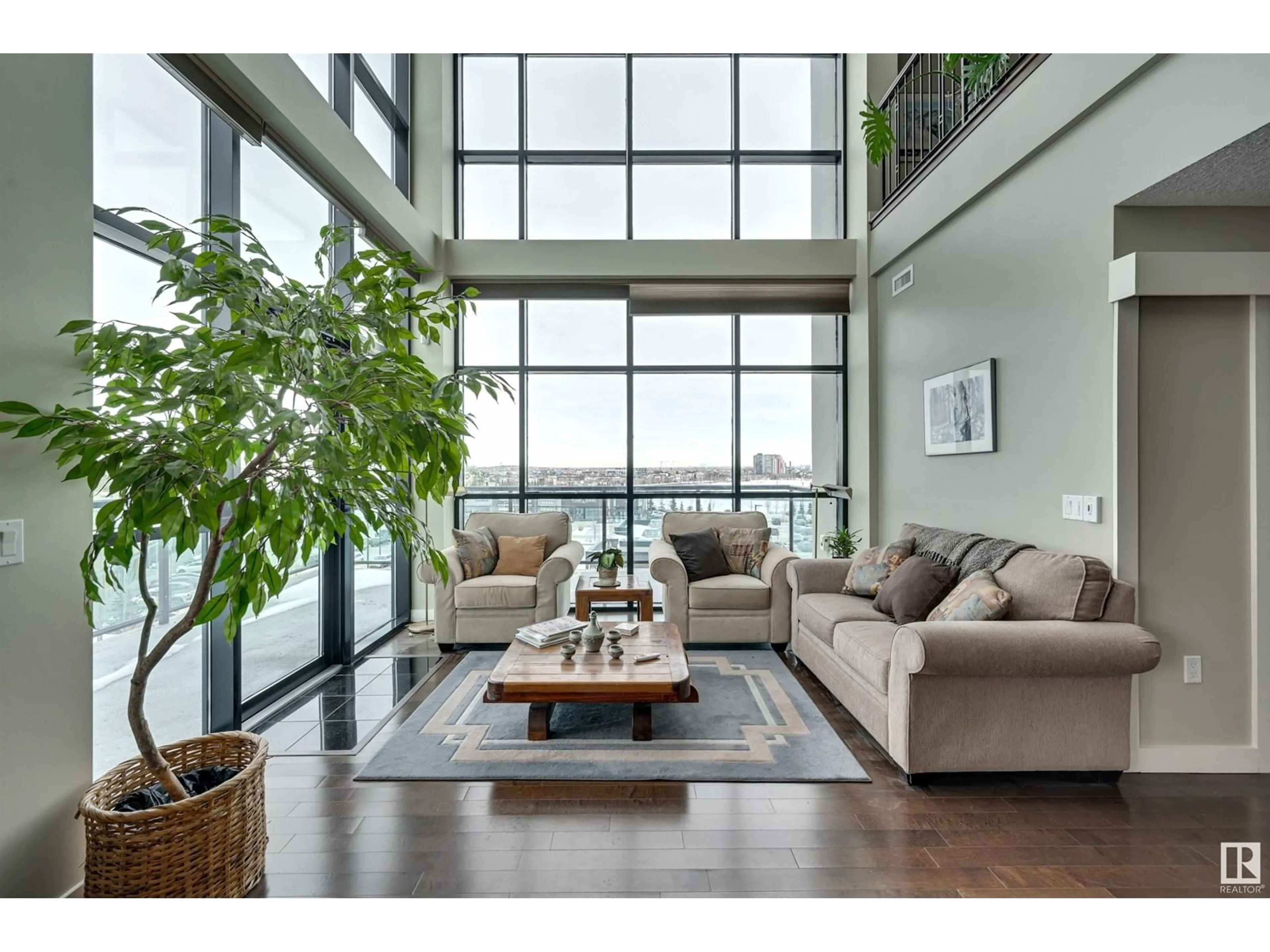 Living room with furniture, unknown for #502 - 1230 WINDERMERE WY, Edmonton Alberta T6W2J3