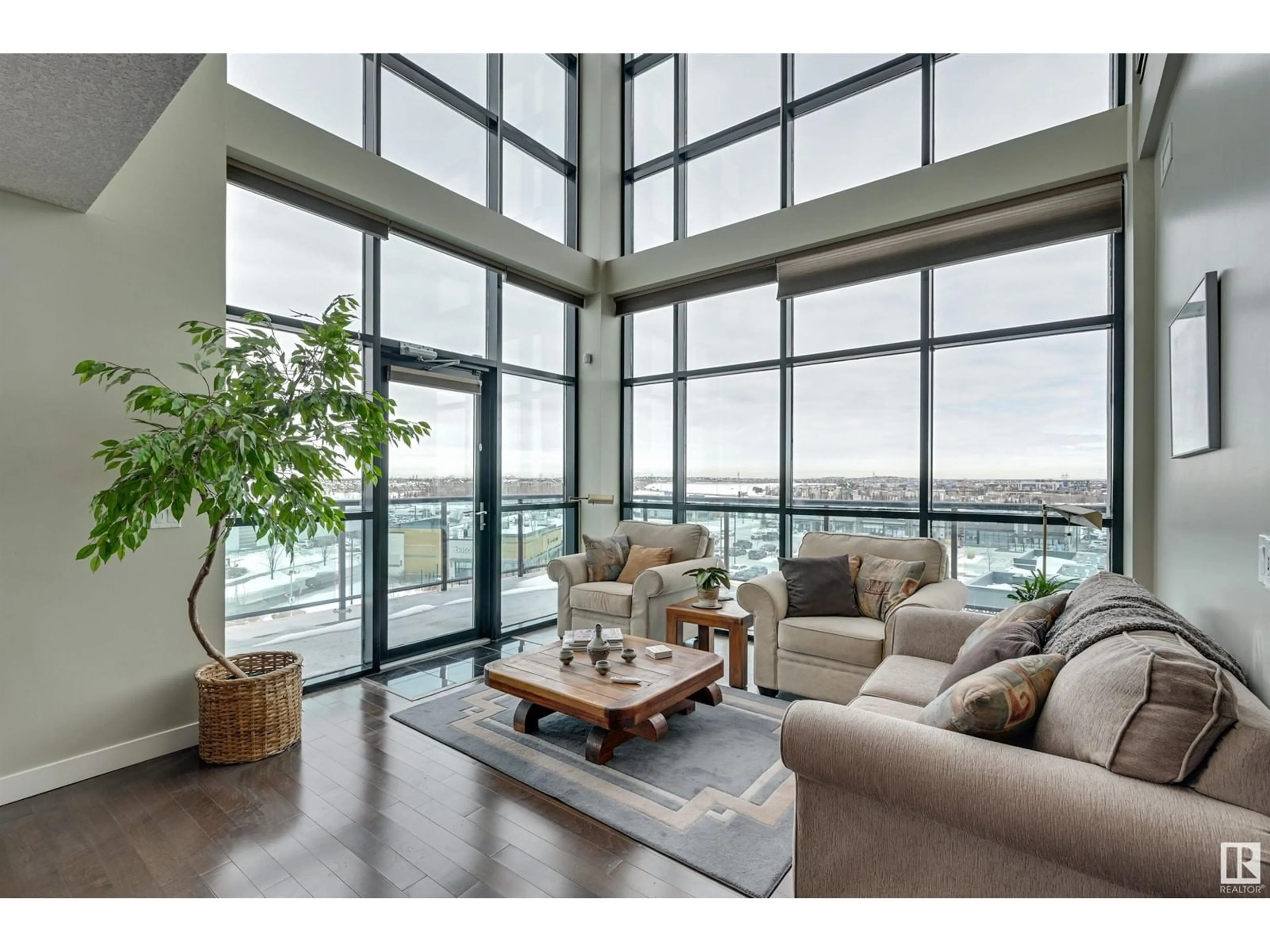Living room with furniture, unknown for #502 - 1230 WINDERMERE WY, Edmonton Alberta T6W2J3