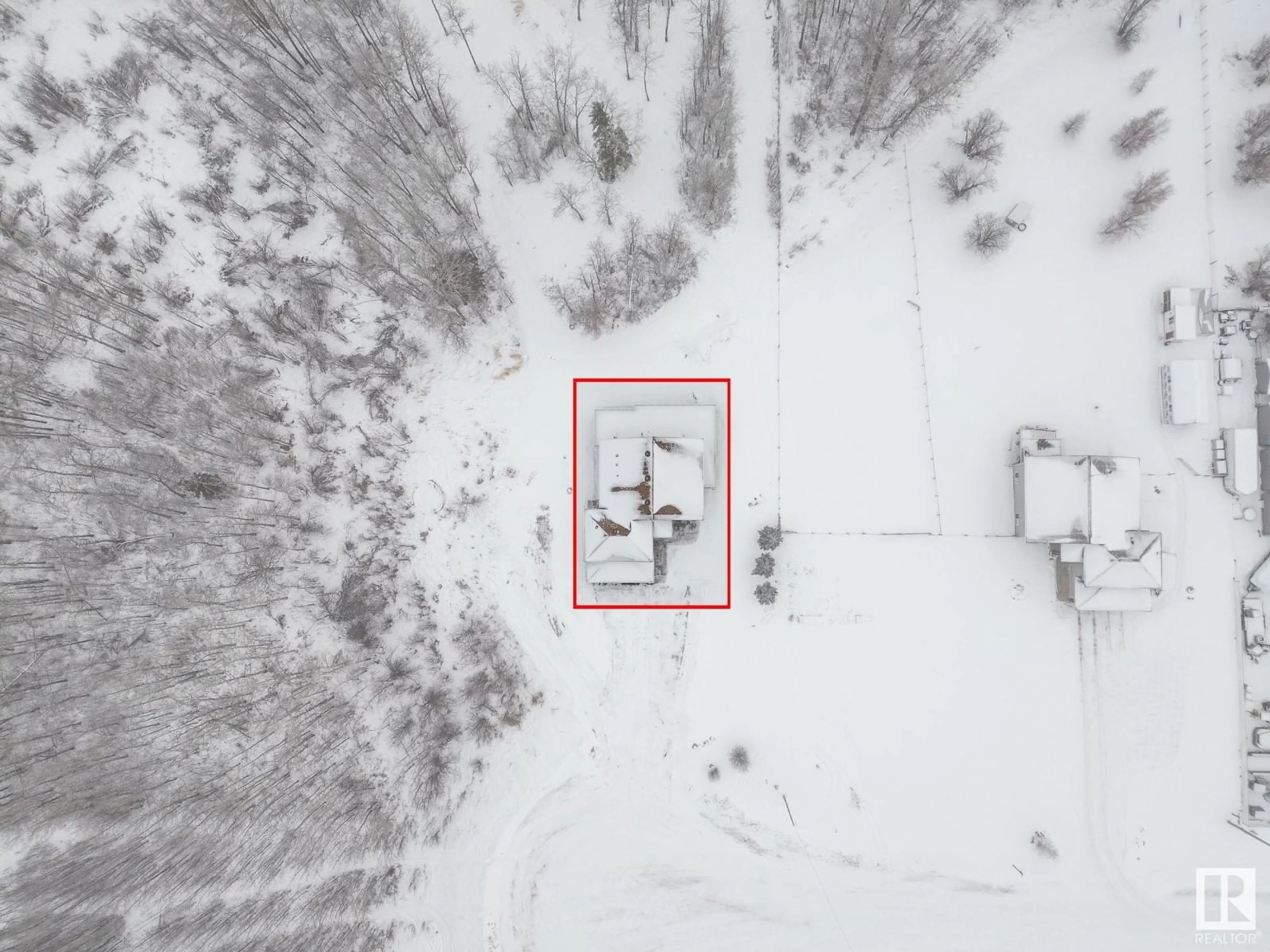 A pic from outside/outdoor area/front of a property/back of a property/a pic from drone, building for #17 54013 RGE RD 30, Rural Lac Ste. Anne County Alberta T0E1V3