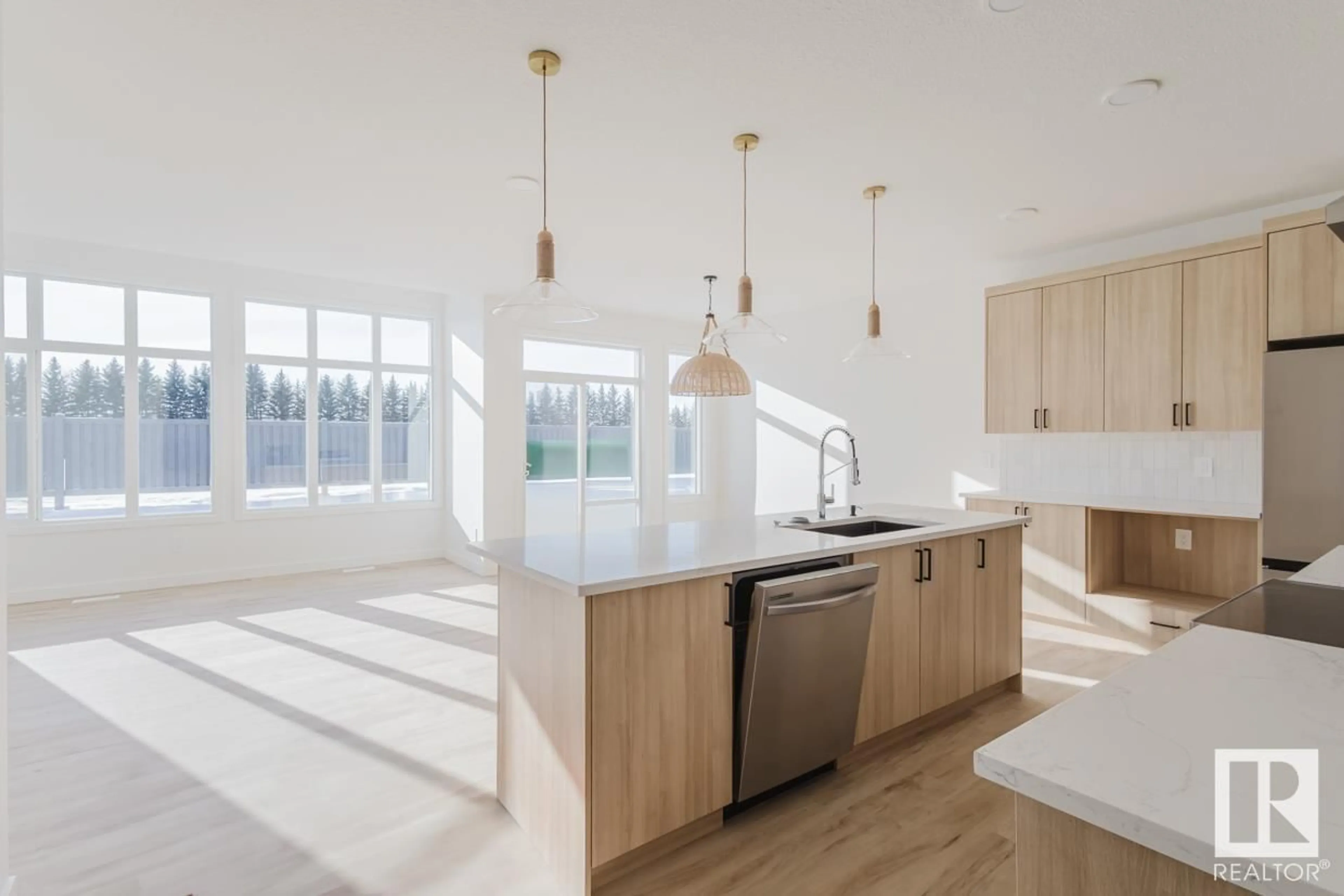 Open concept kitchen, unknown for NW - 4227 206 ST, Edmonton Alberta T6M3E3